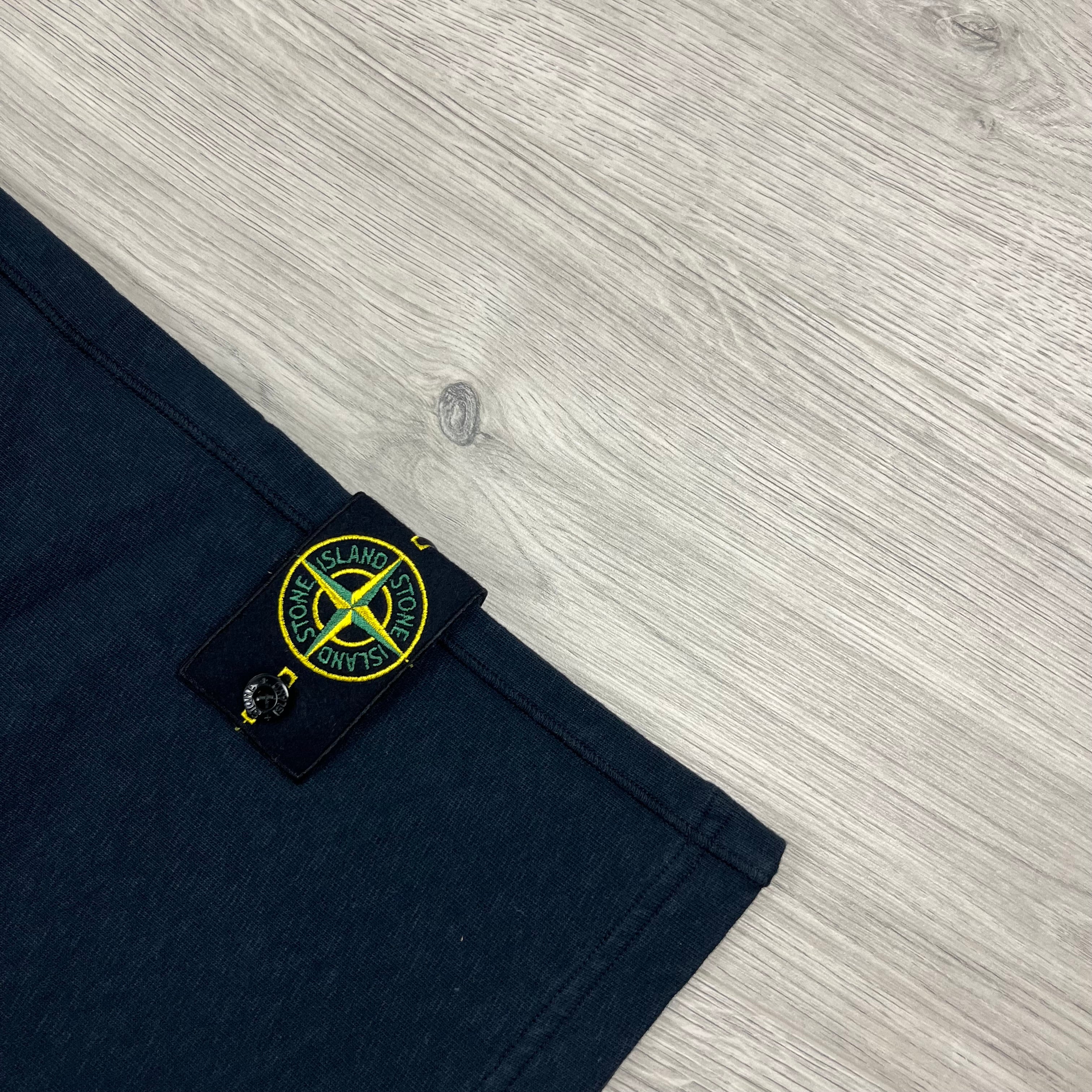 Stone Island Dyed Jersey Shorts - Navy