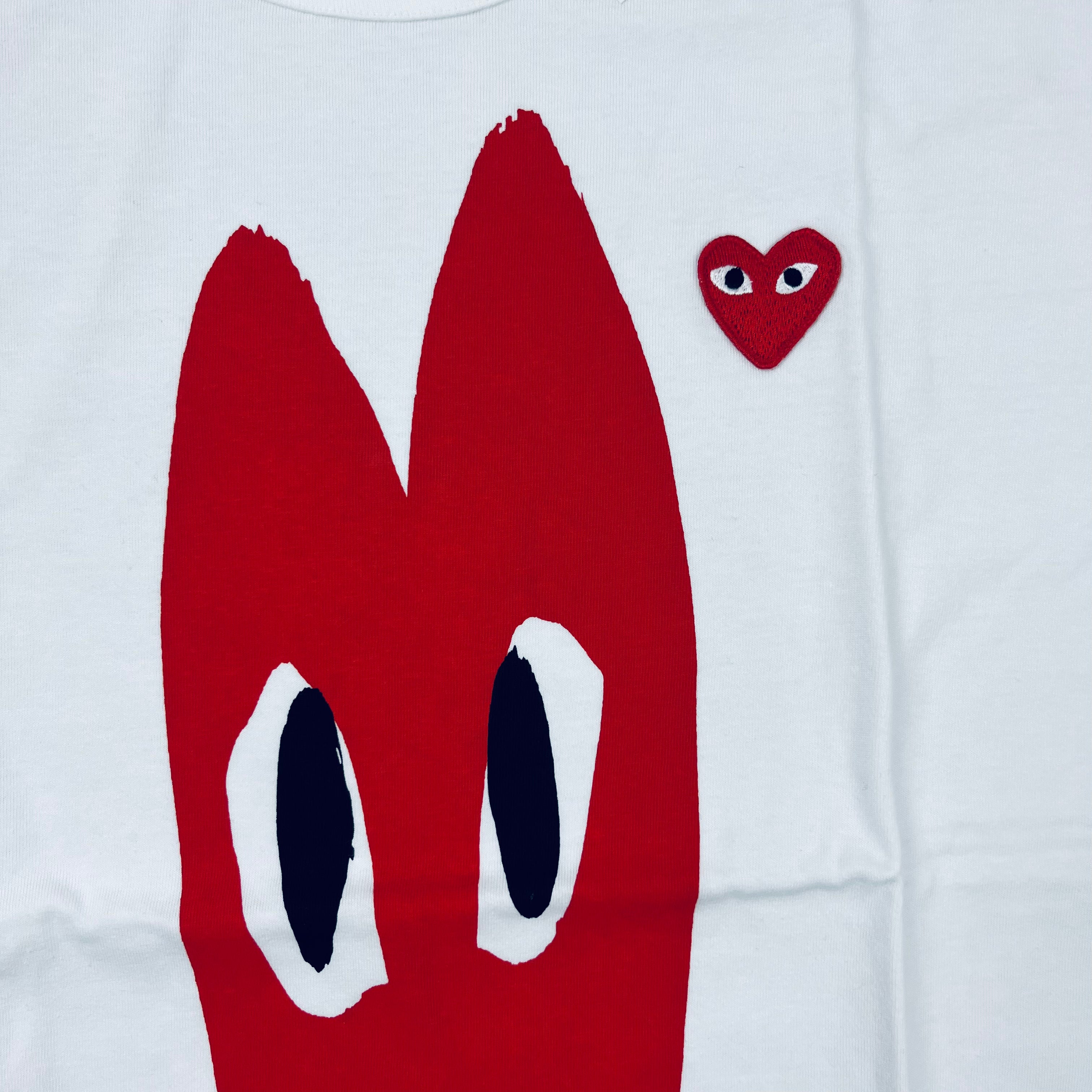 Comme des Garçons PLAY T-Shirt - White