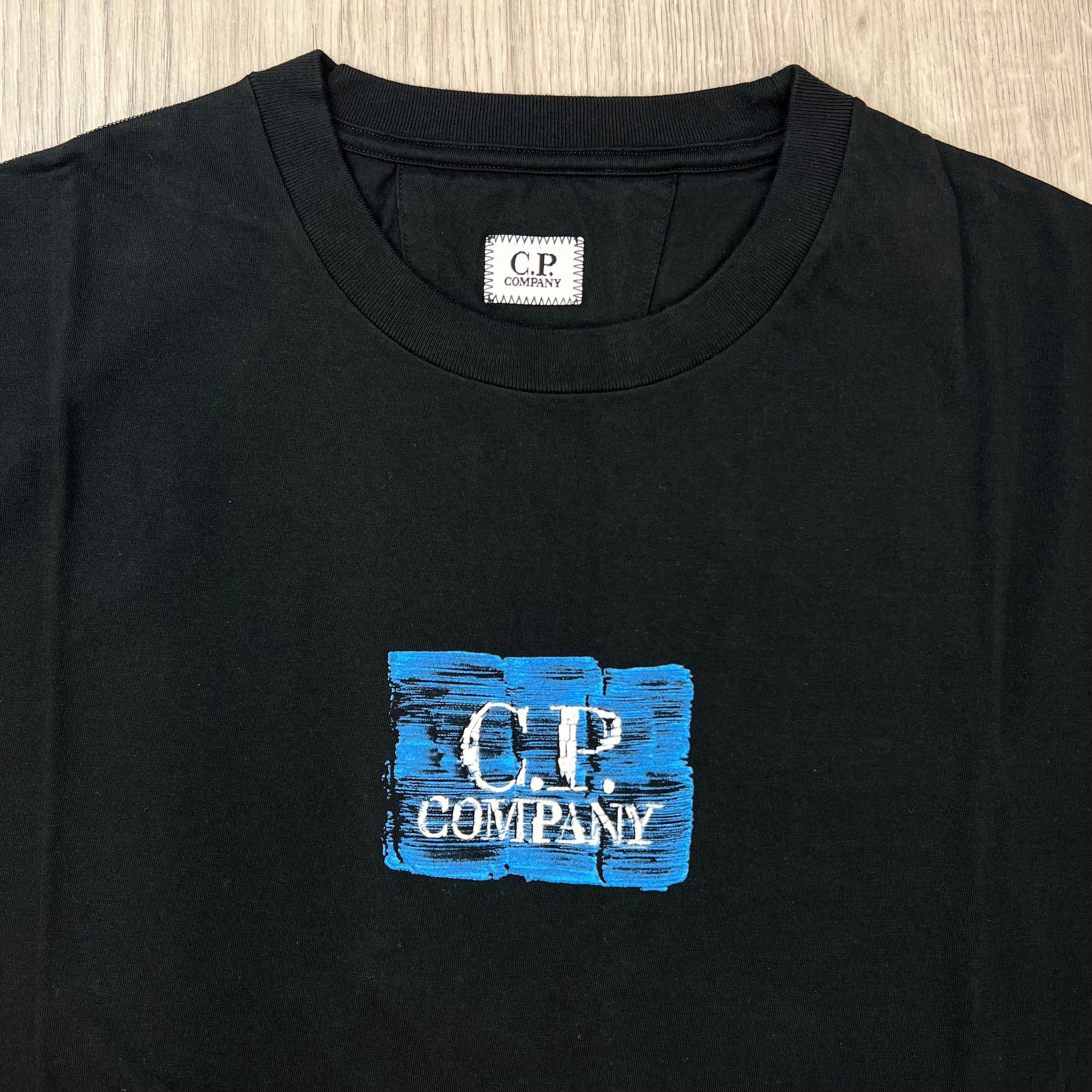 CP Company Logo T-Shirt - Black