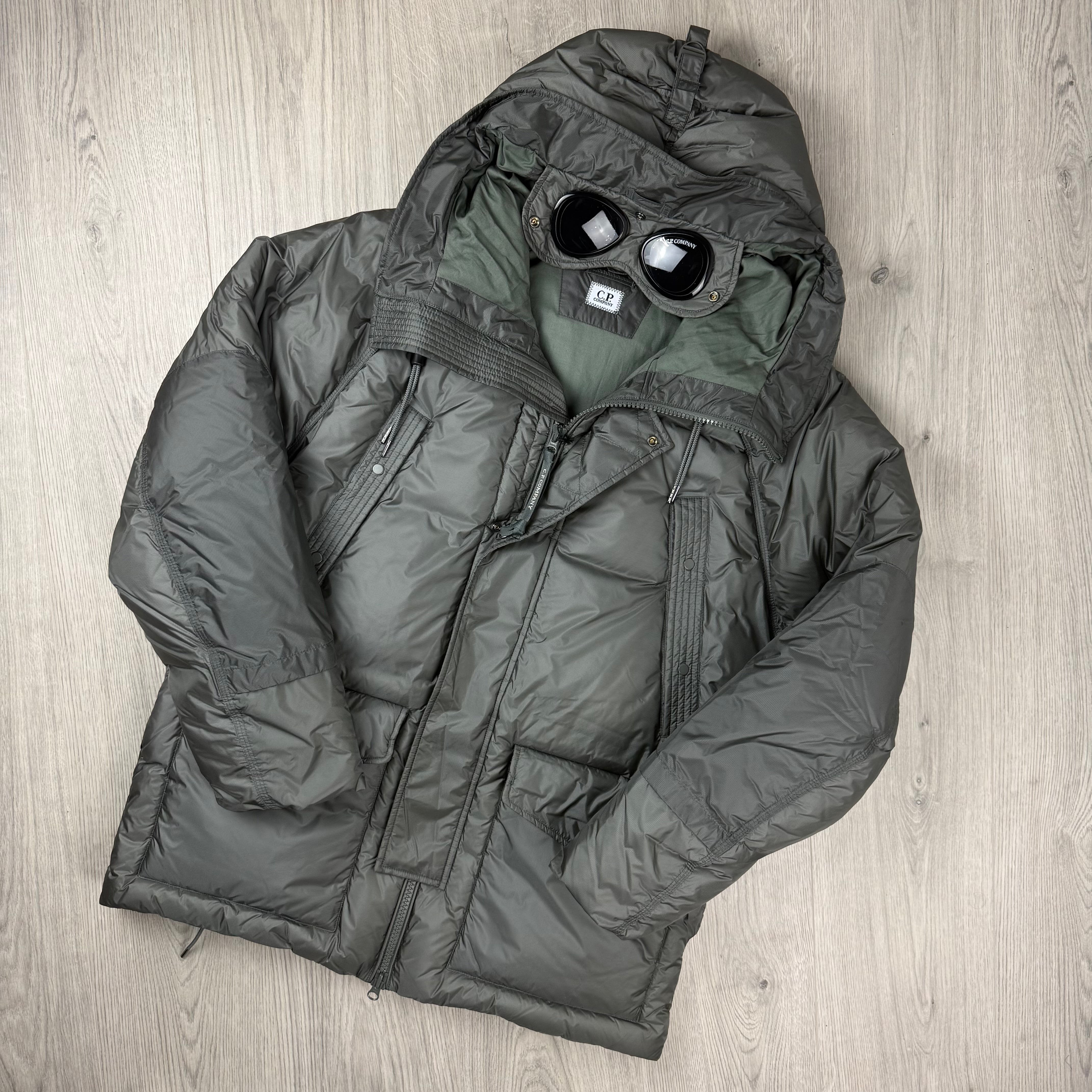 CP Company Down Goggle Jacket - Gunmetal