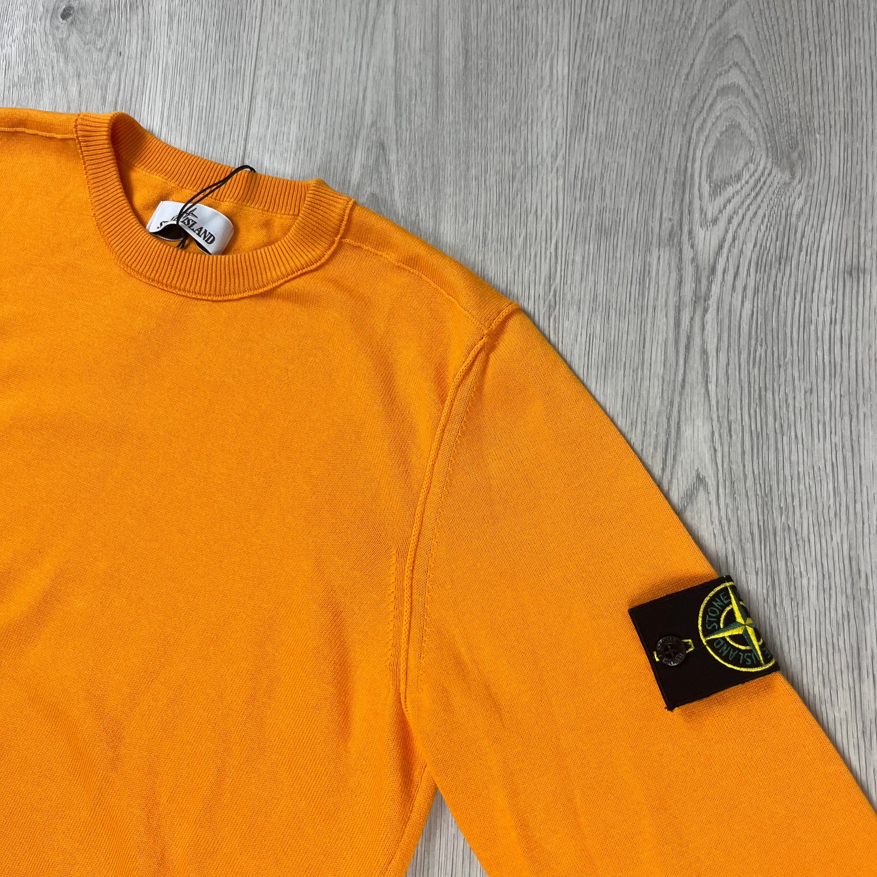 Stone Island Knit Sweatshirt - Orange