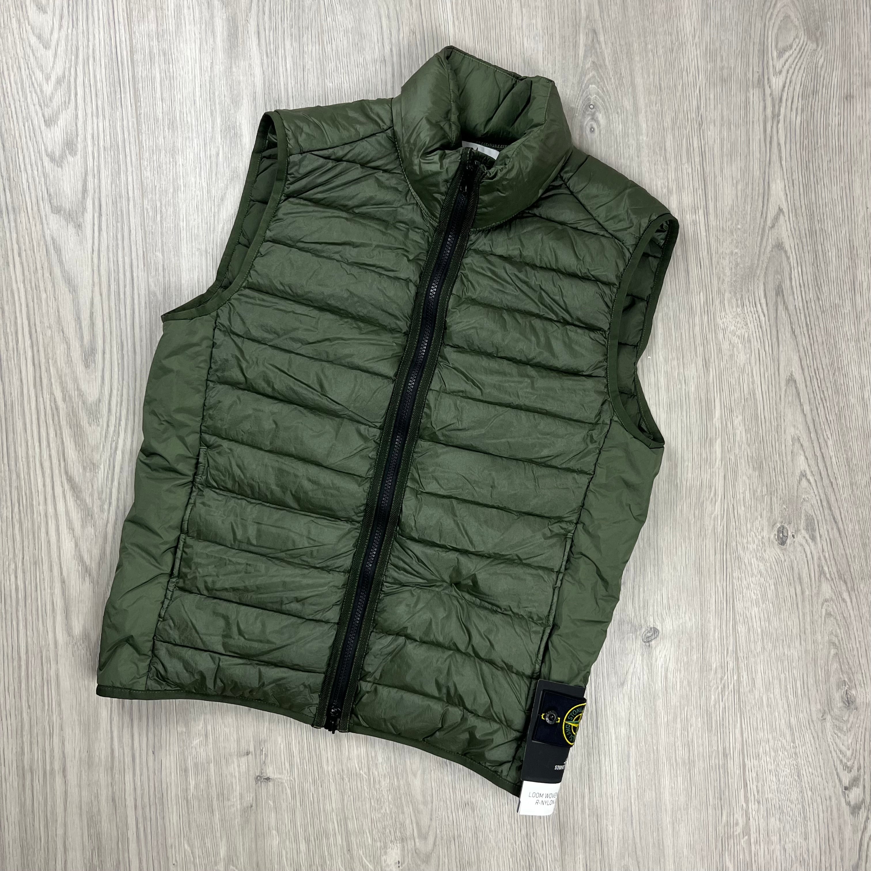 Stone Island Padded Gilet - Musk