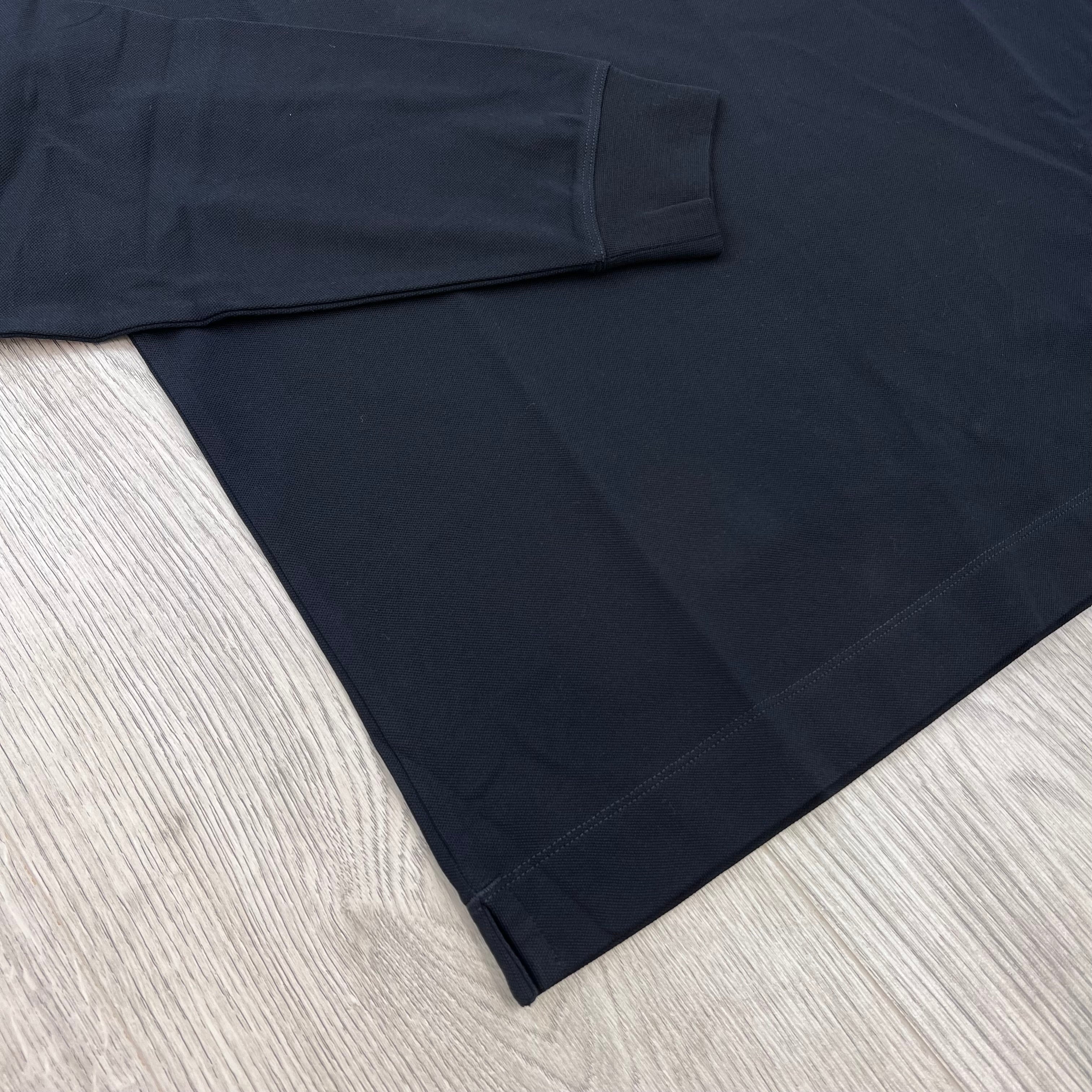 CP Company Zip Polo Shirt - Navy