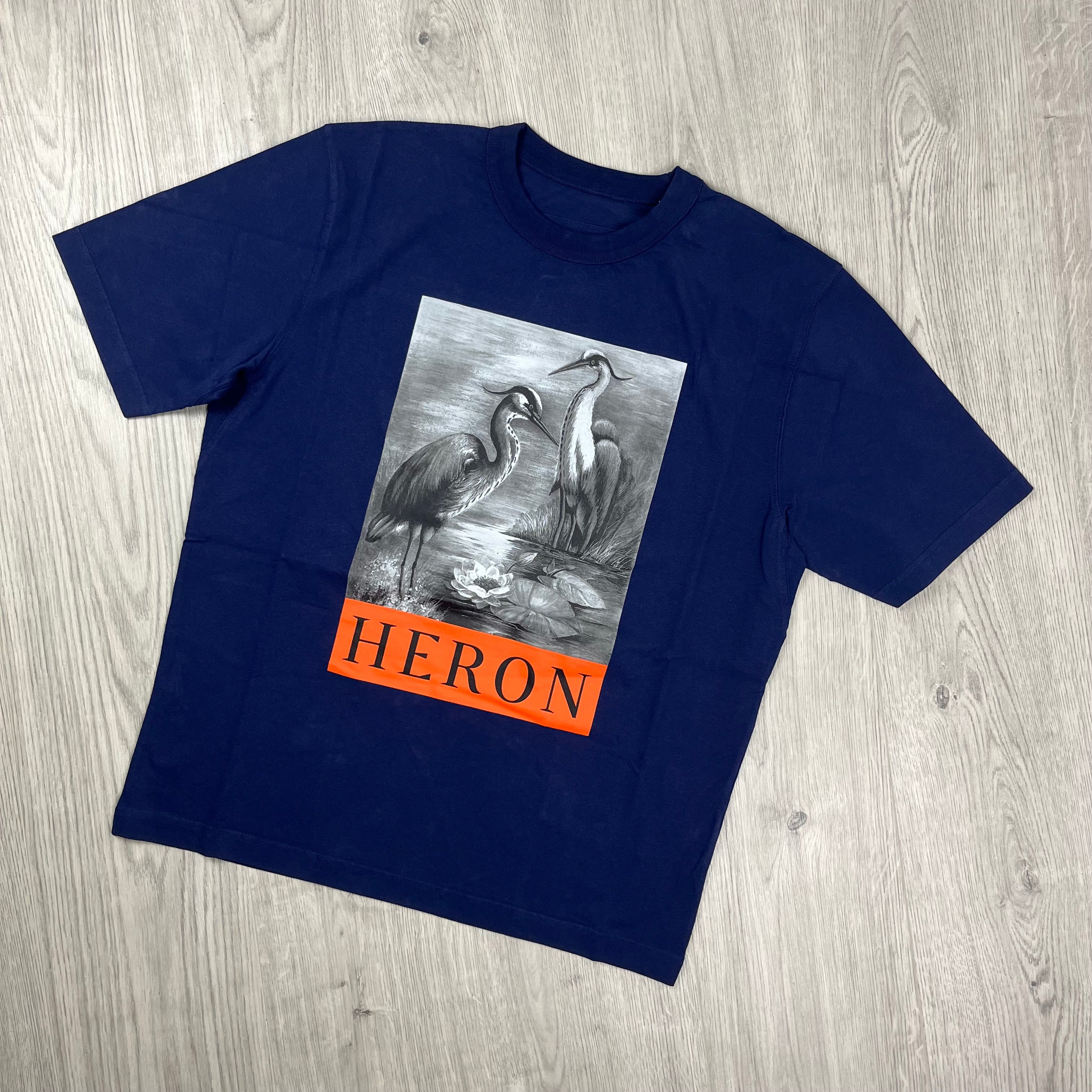 Heron Preston Graphic T-Shirt - Navy