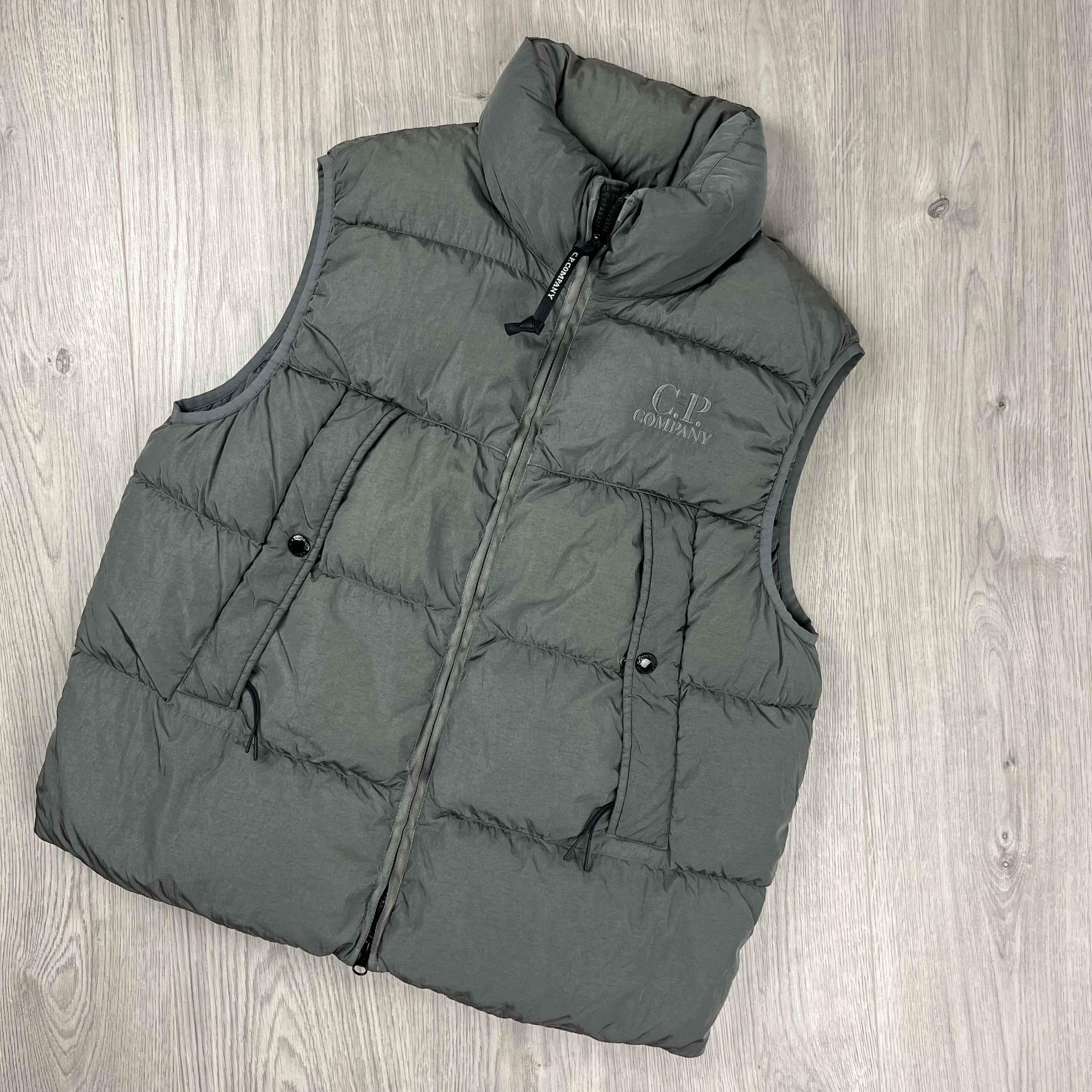 CP Company Chrome Gilet - Gunmetal