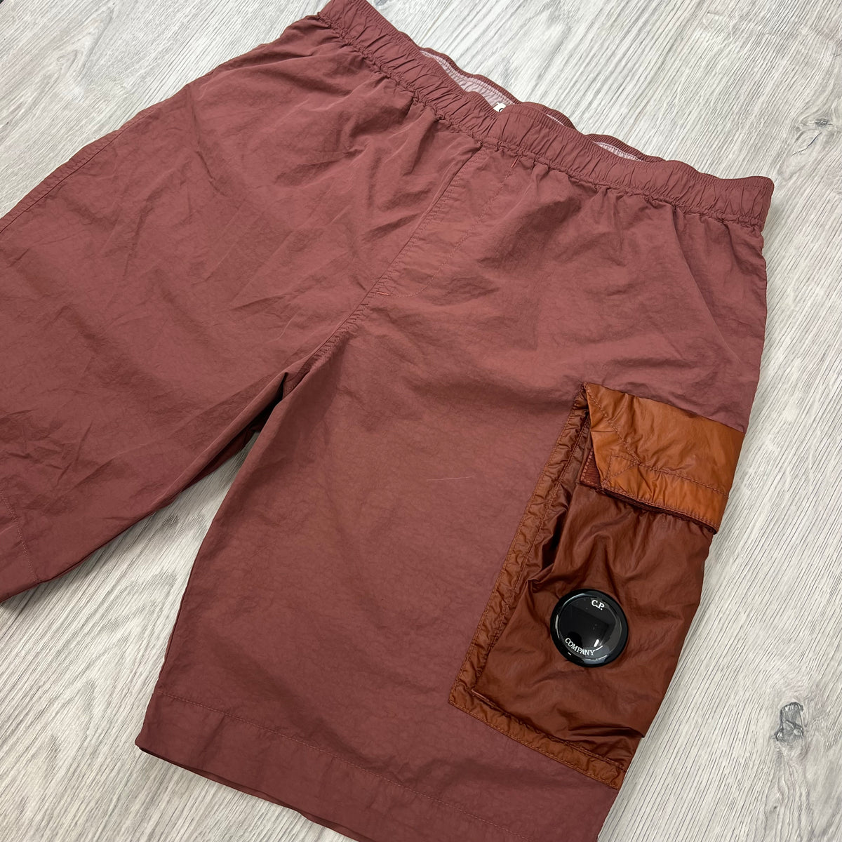 CP Company Flatt Nylon Swim Shorts - Sable