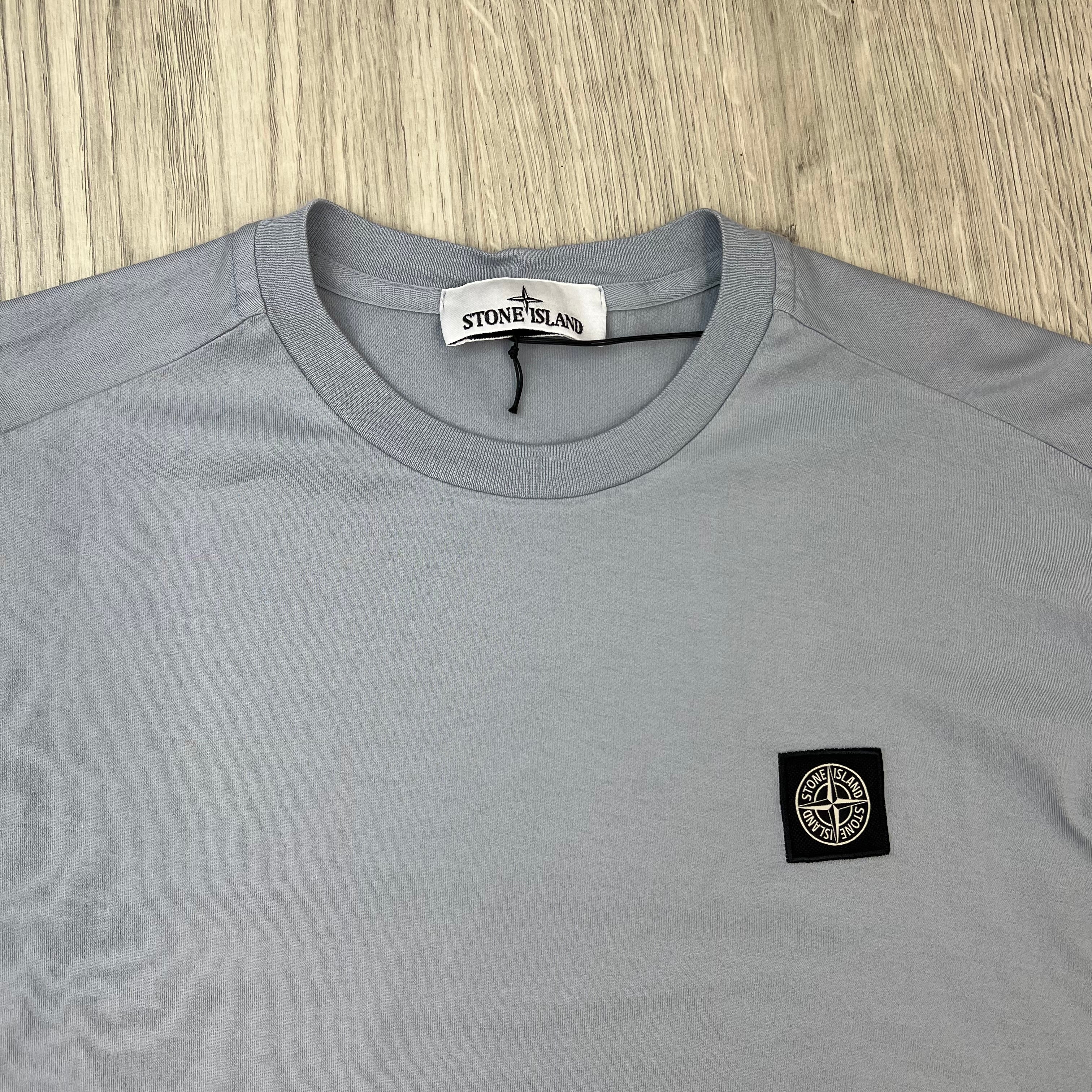 Stone Island Patch T-Shirt - Ash Grey