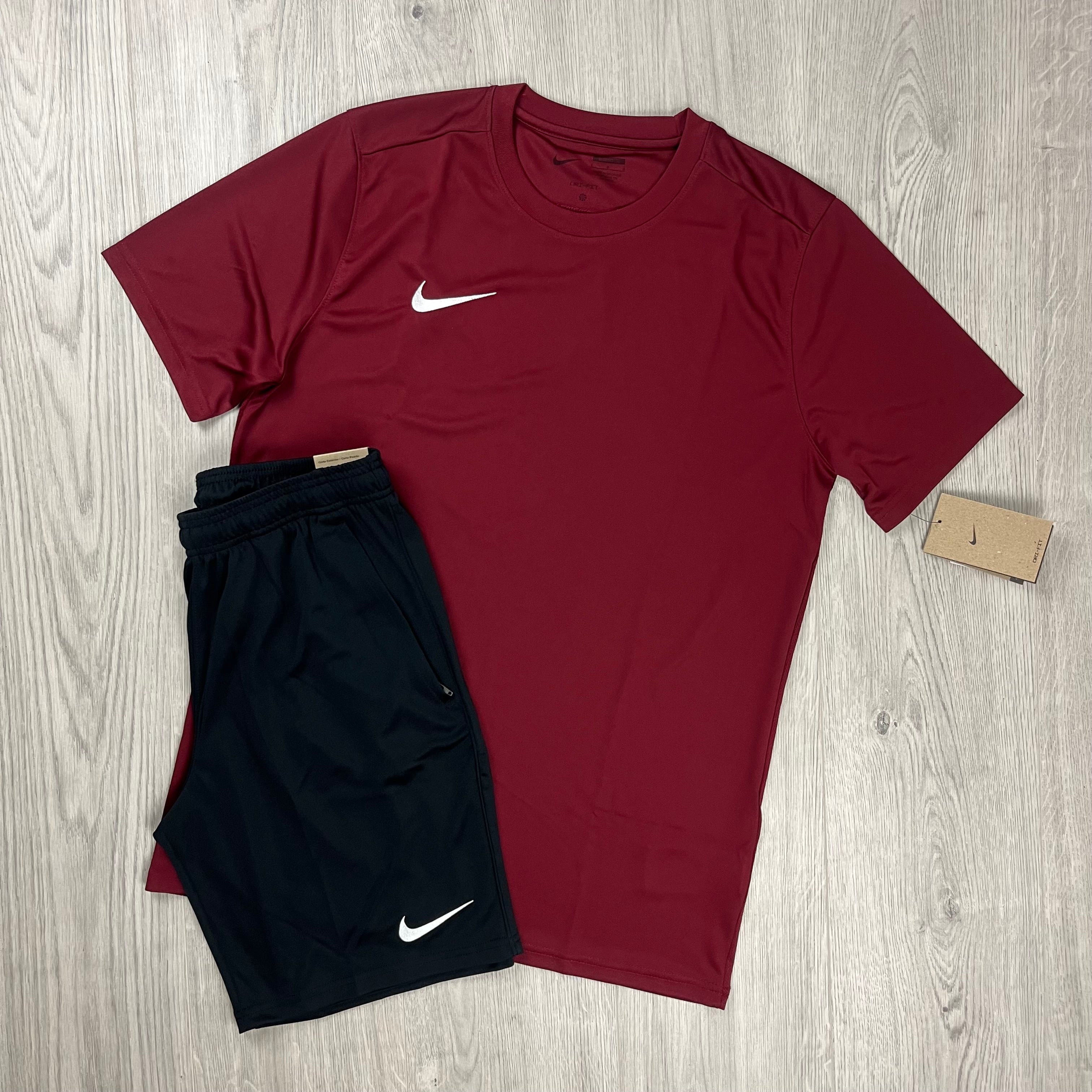 Nike Dri-Fit Pocket Set - Maroon/Black