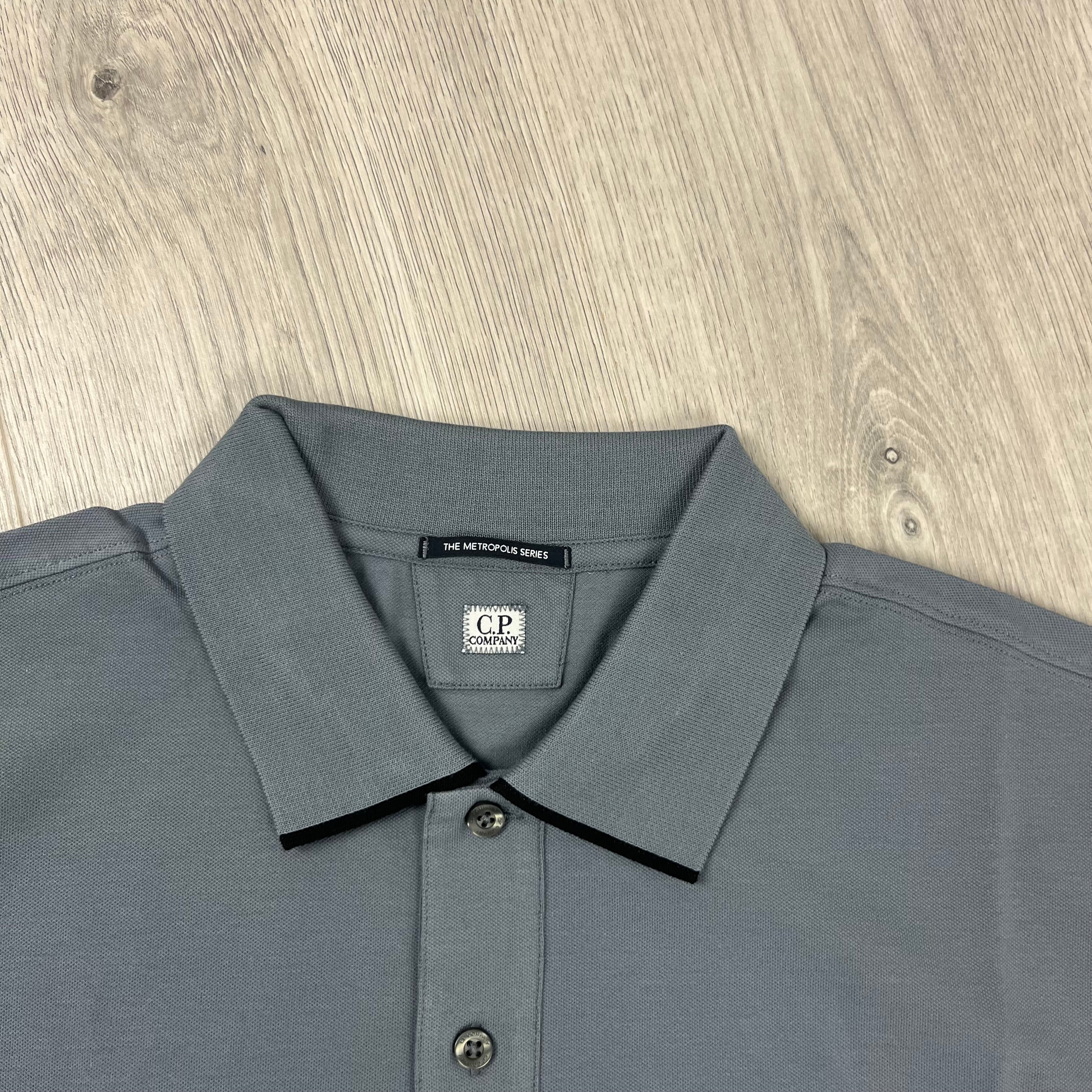 CP Company Metropolis Polo Shirt - Grey