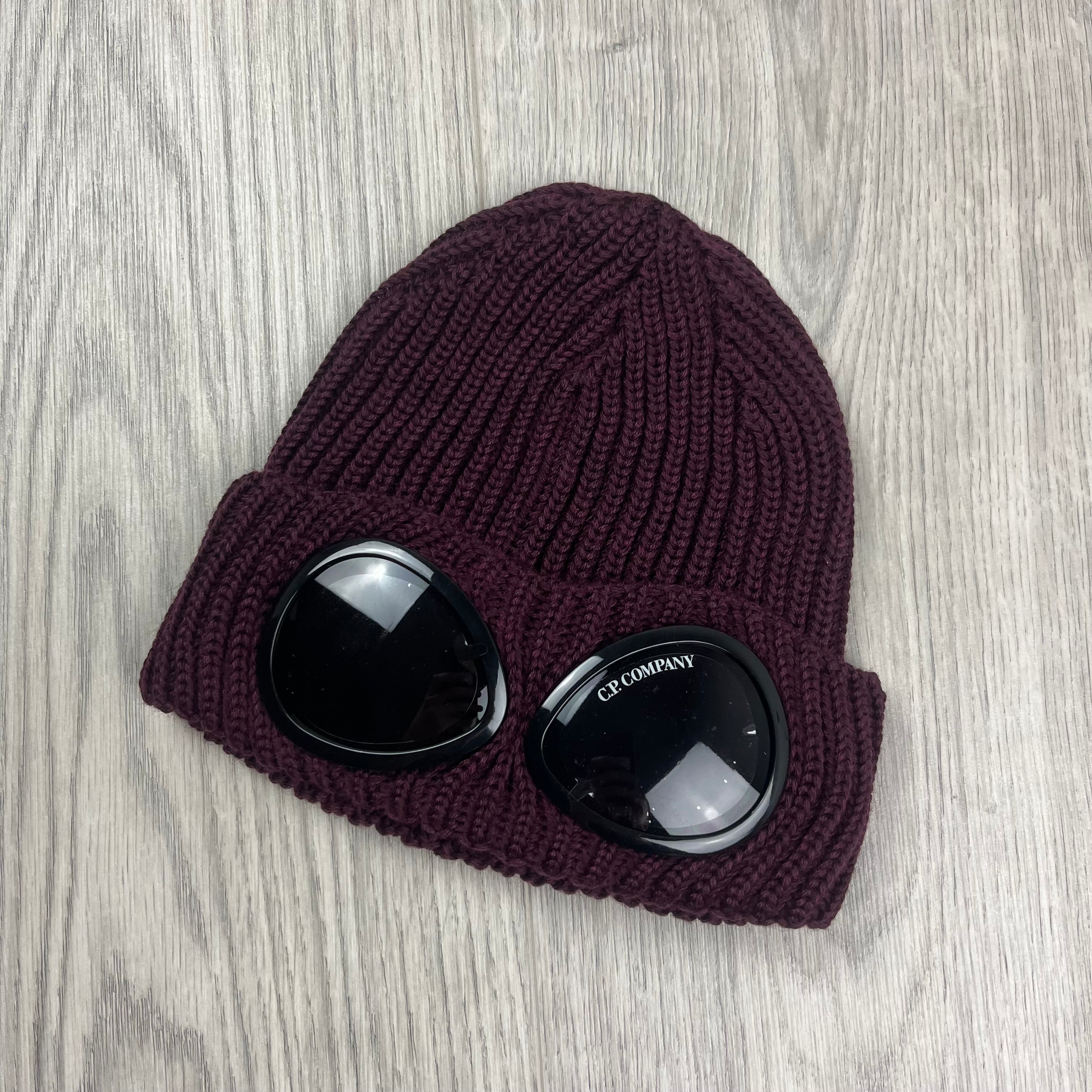 CP Company Goggle Beanie - Purple