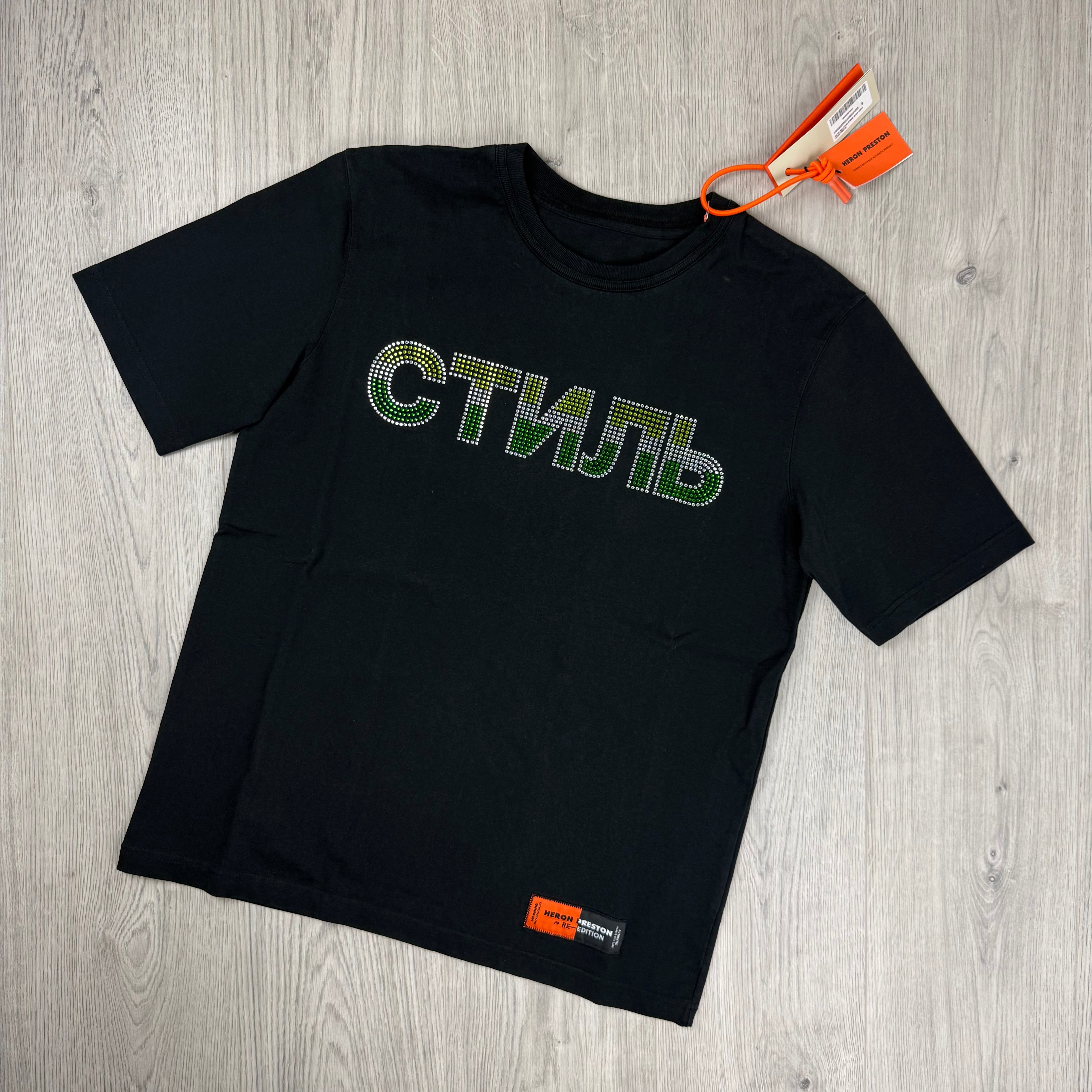 Heron Preston Strass T-Shirt - Black