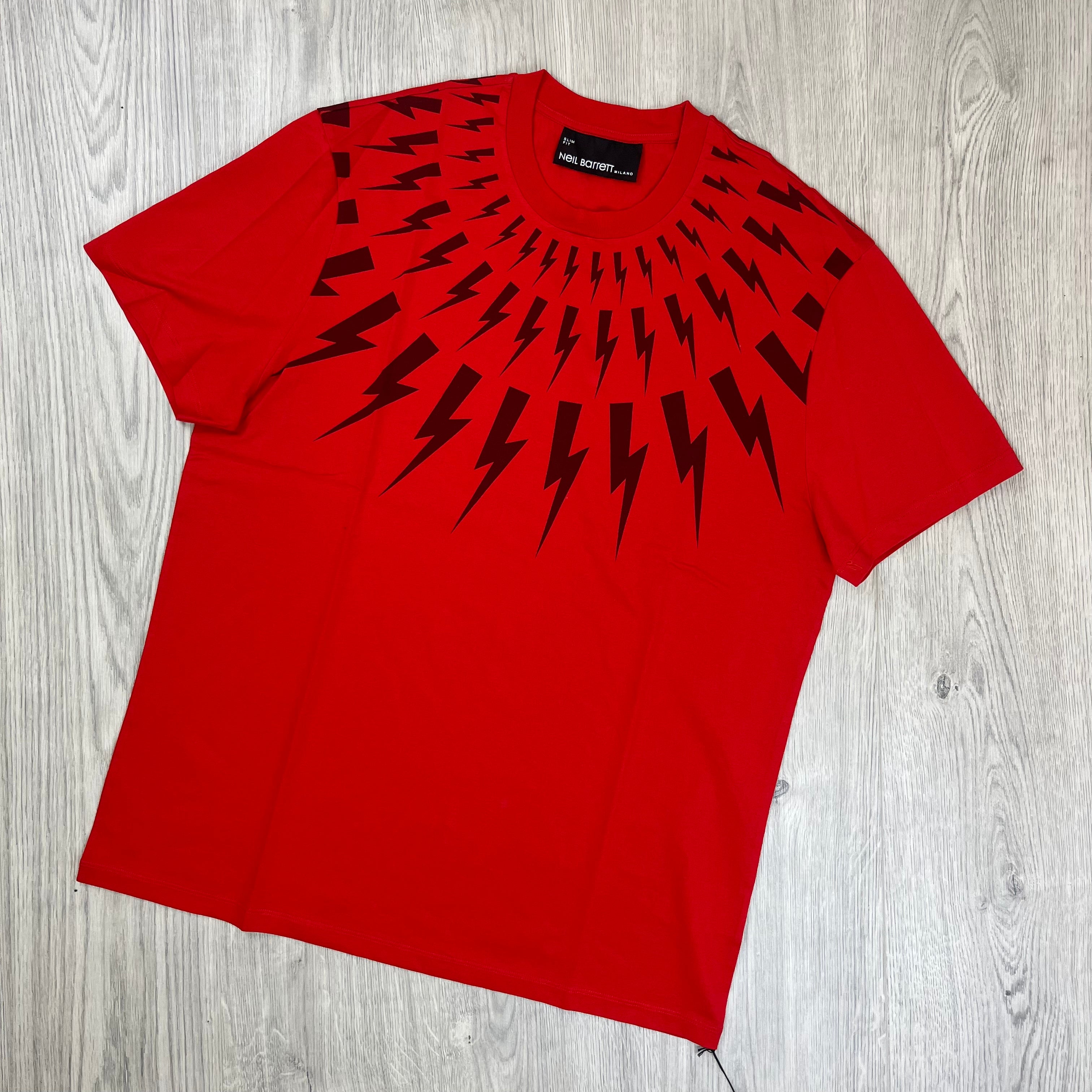 Neil Barrett Bolt T-Shirt - Red