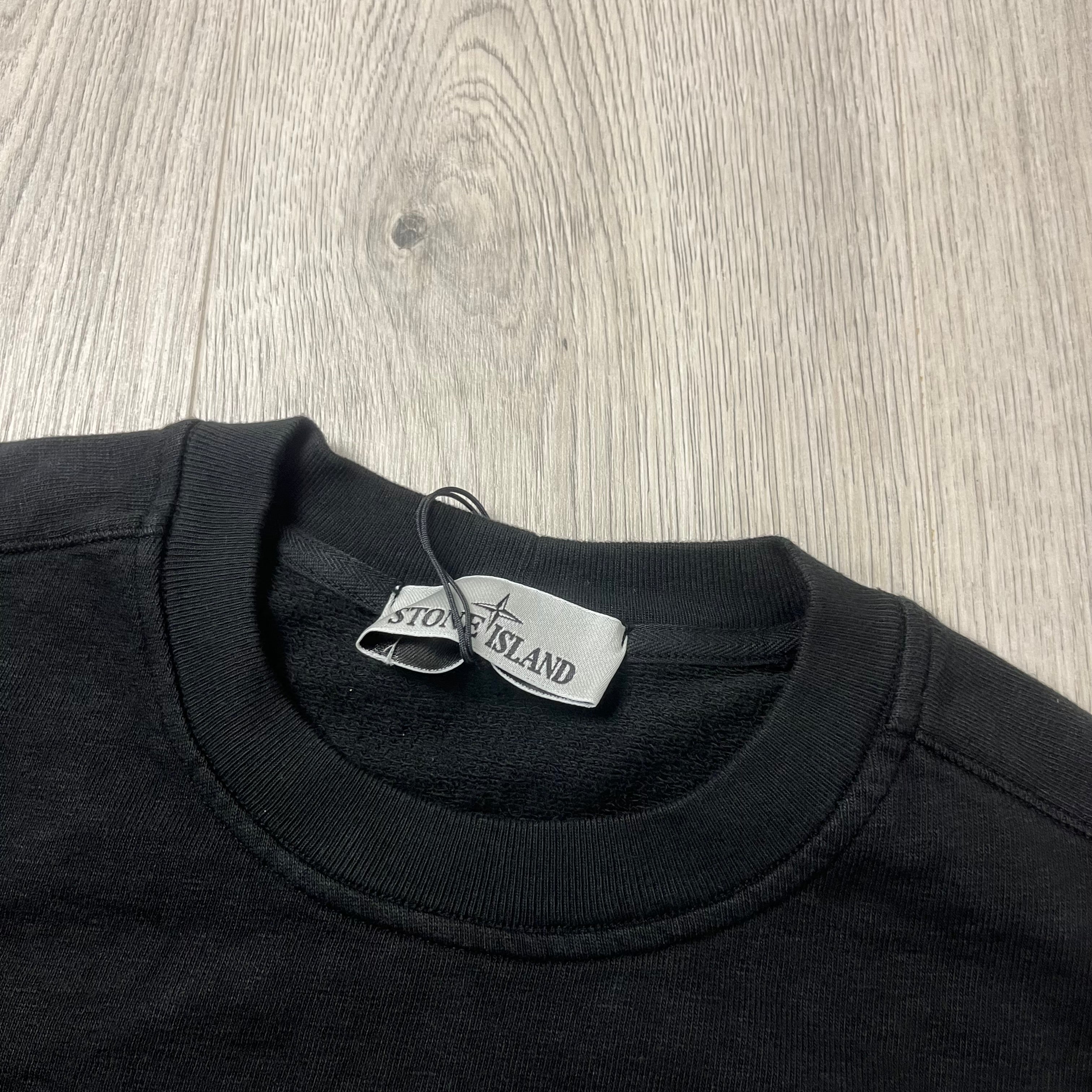 Stone Island Dyed Sweatshirt - Black