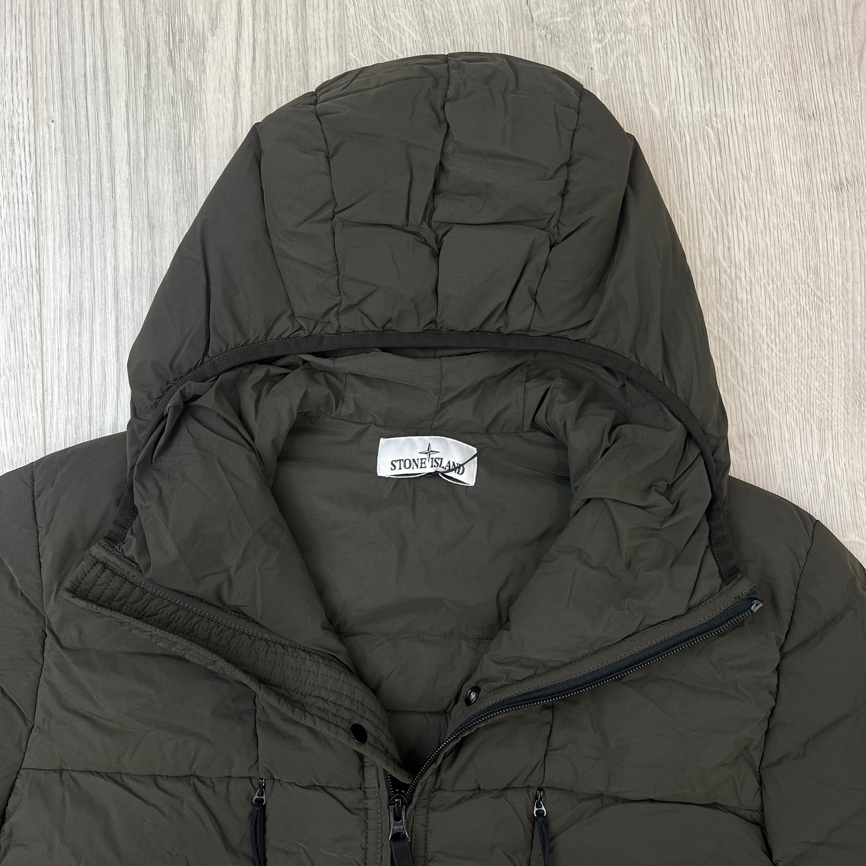 Stone Island Seamless Down Jacket - Coal Grey