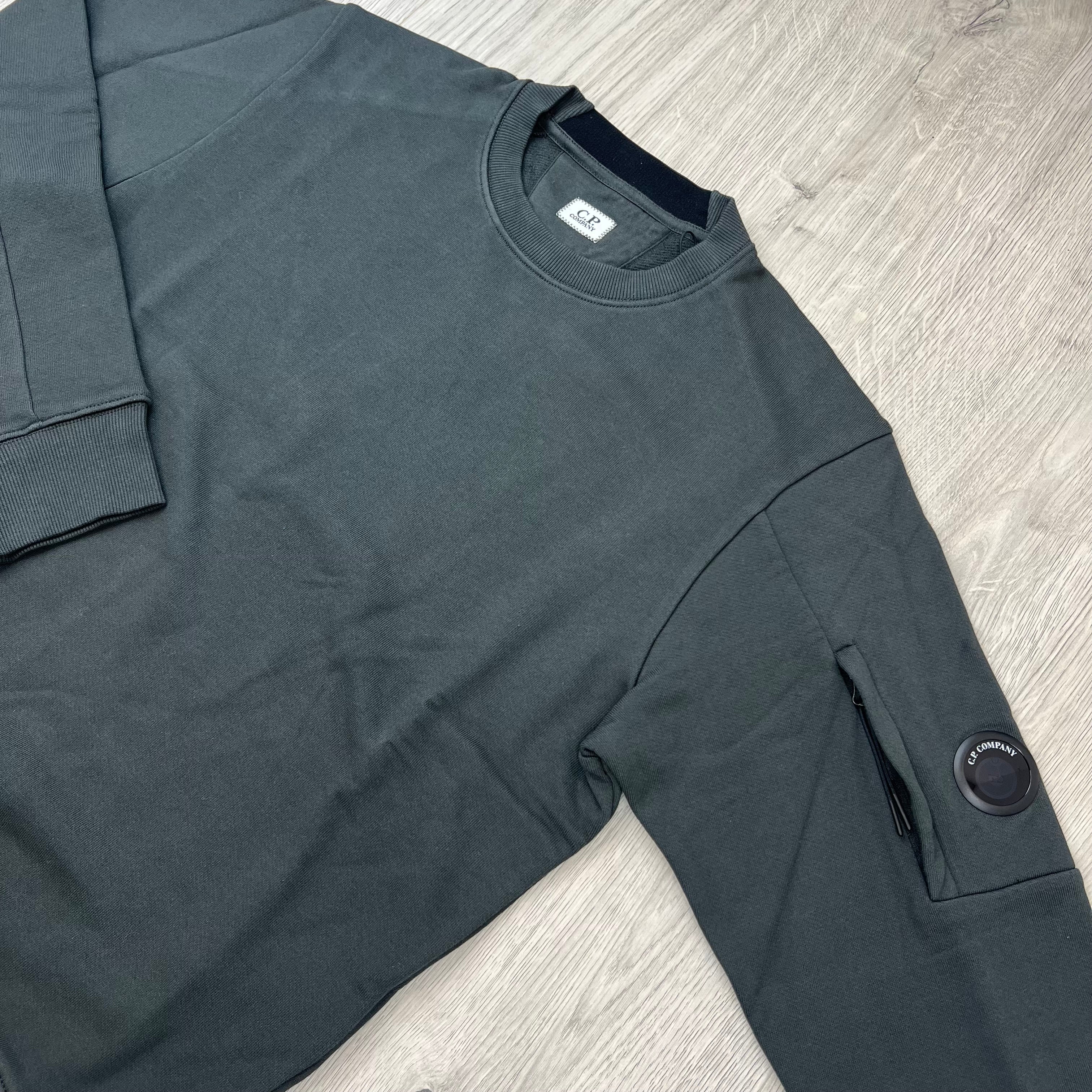 CP Company Raised Fleece Sweatshirt - Raven