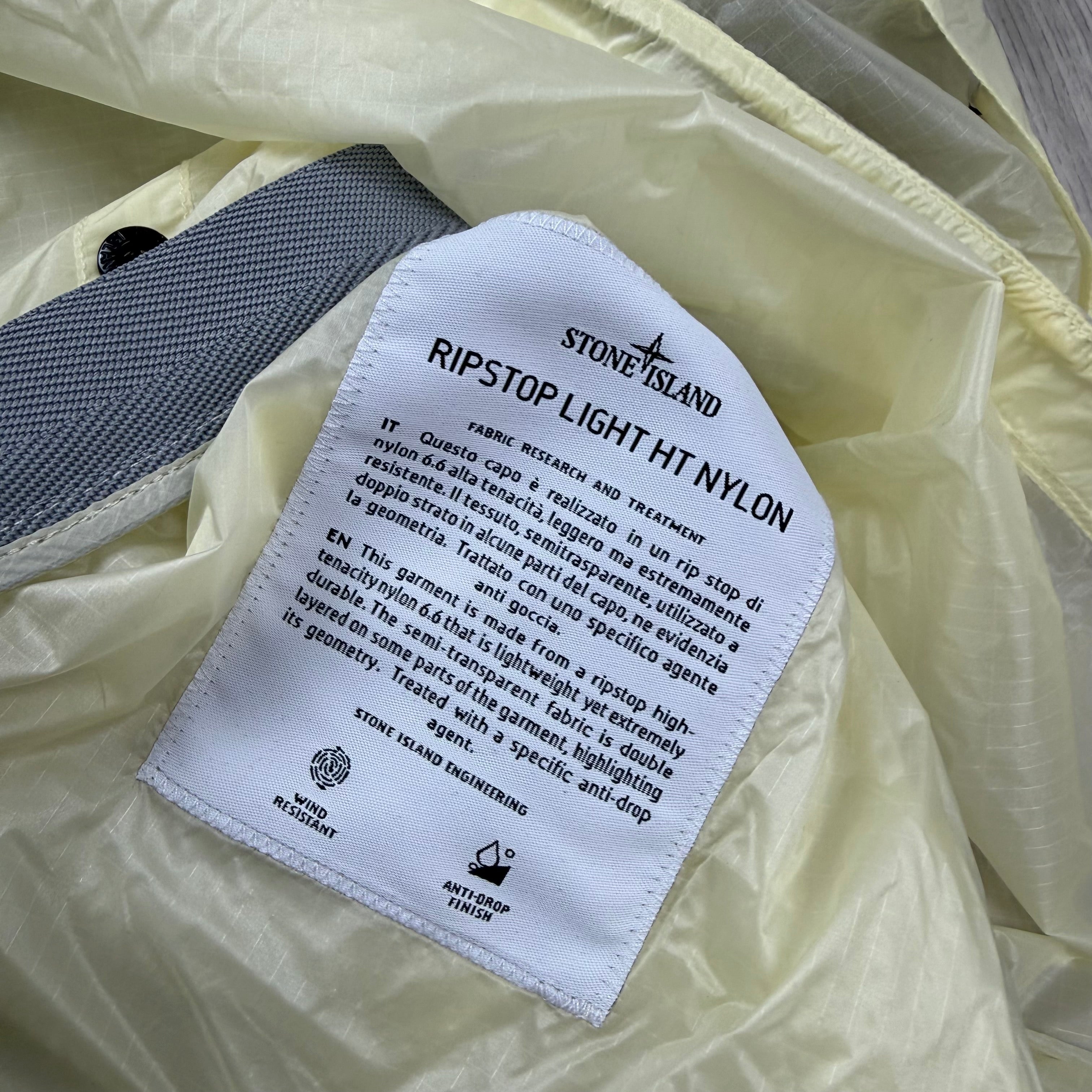 Stone Island Ripstop HY Nylon Jacket - Ivory