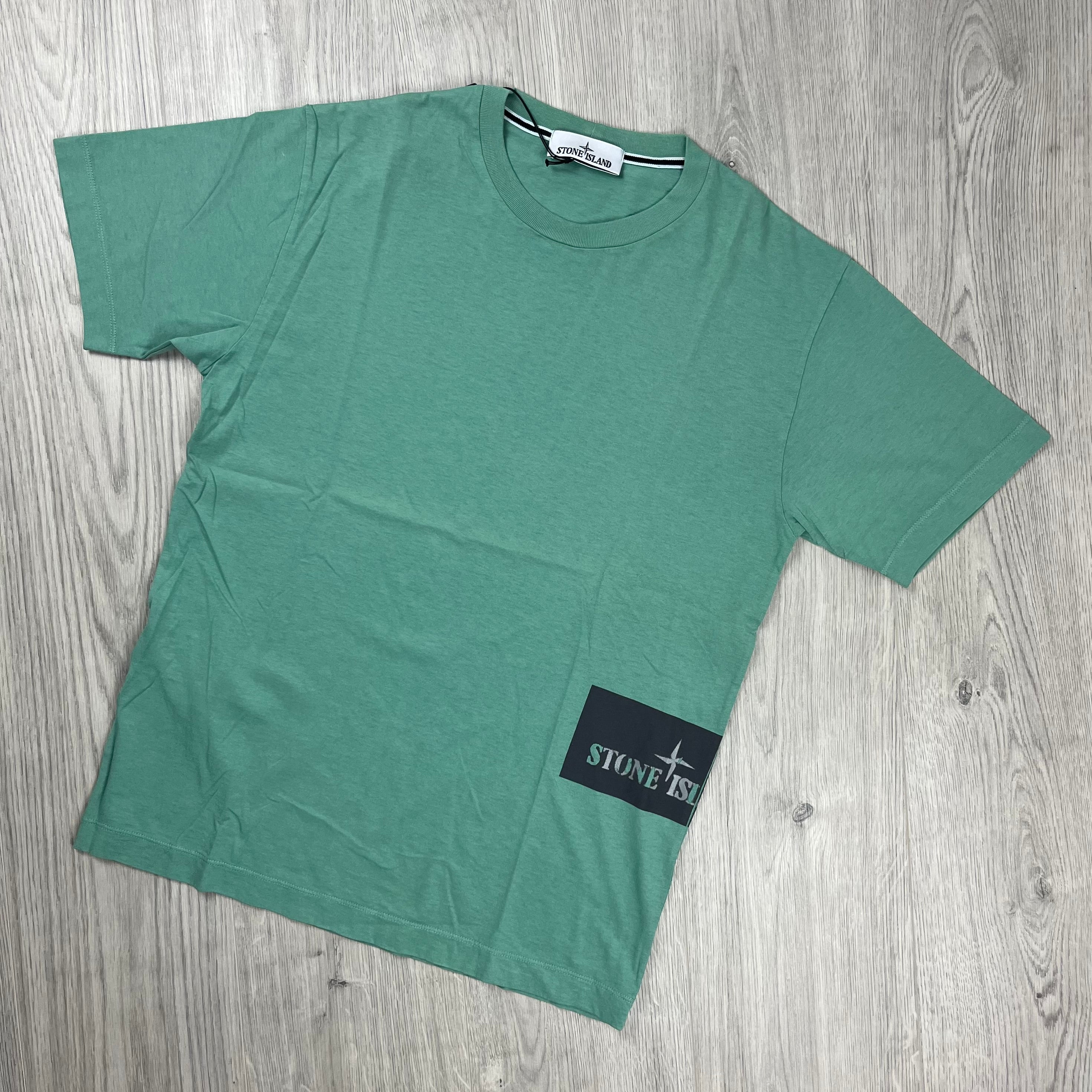 Stone Island Printed T-Shirt - Green