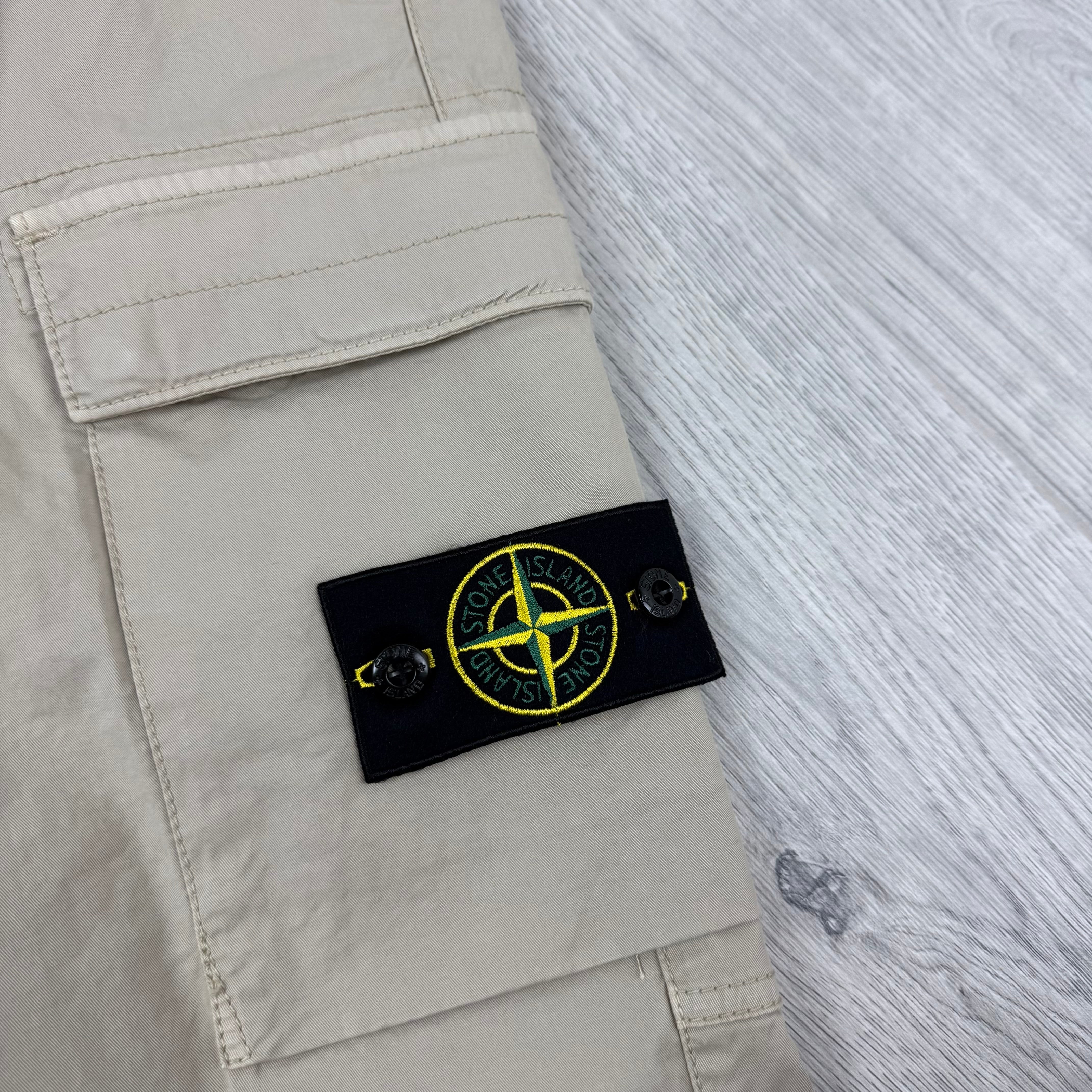 Stone Island Supima Cargo Trousers - Desert
