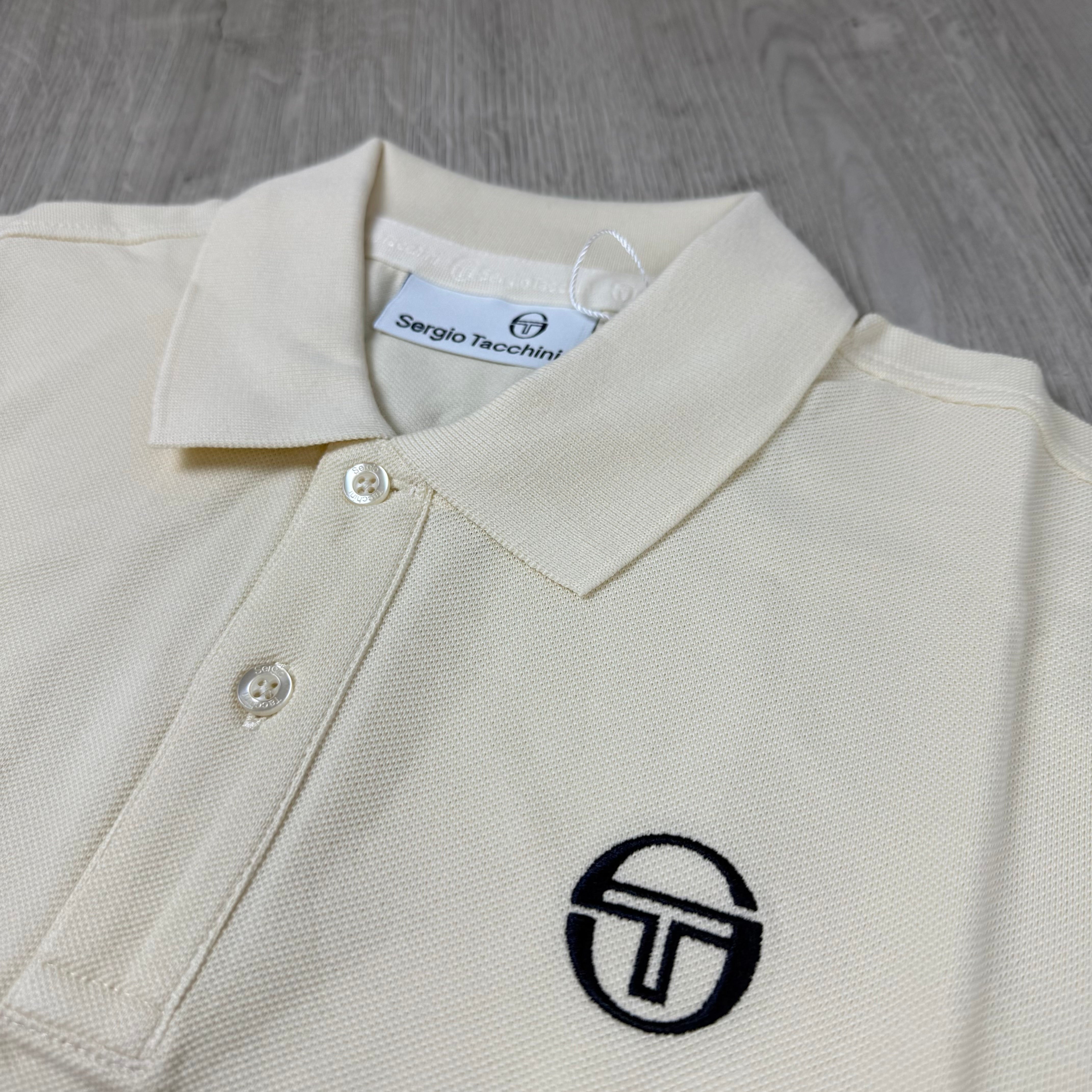 Sergio Tacchini 'Classica' Polo Shirt - Pearled Ivory