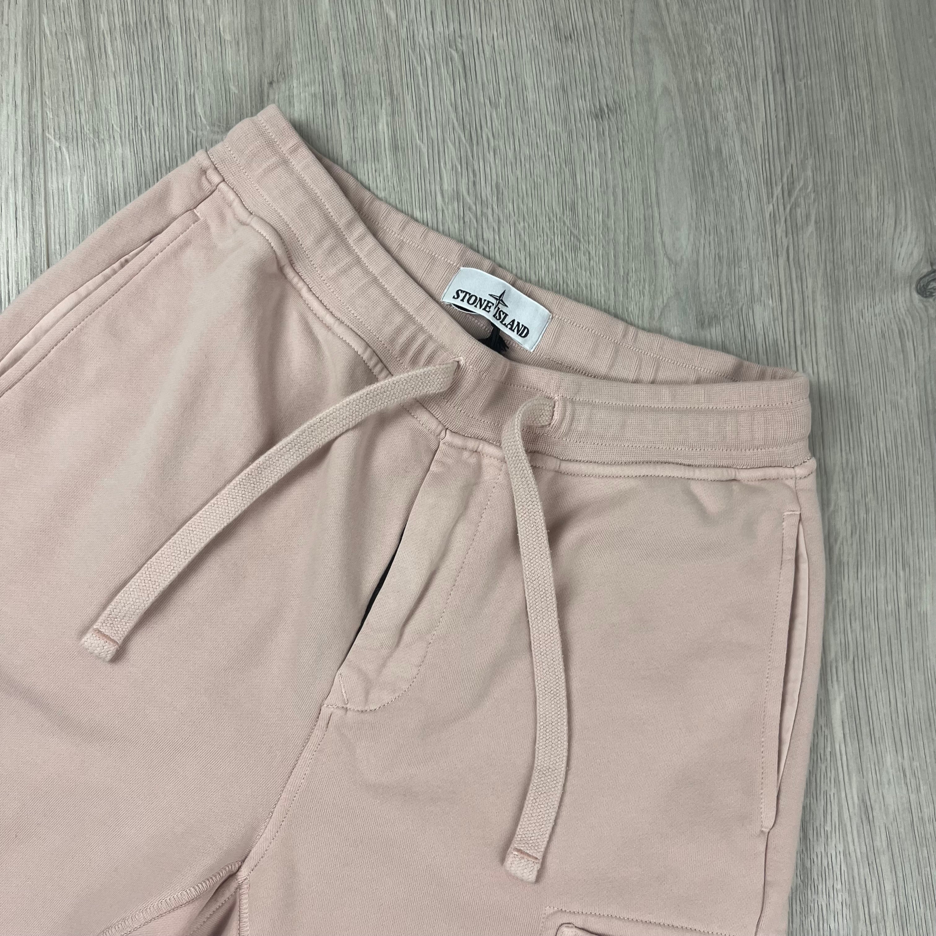 Stone Island Jersey Shorts - Rose