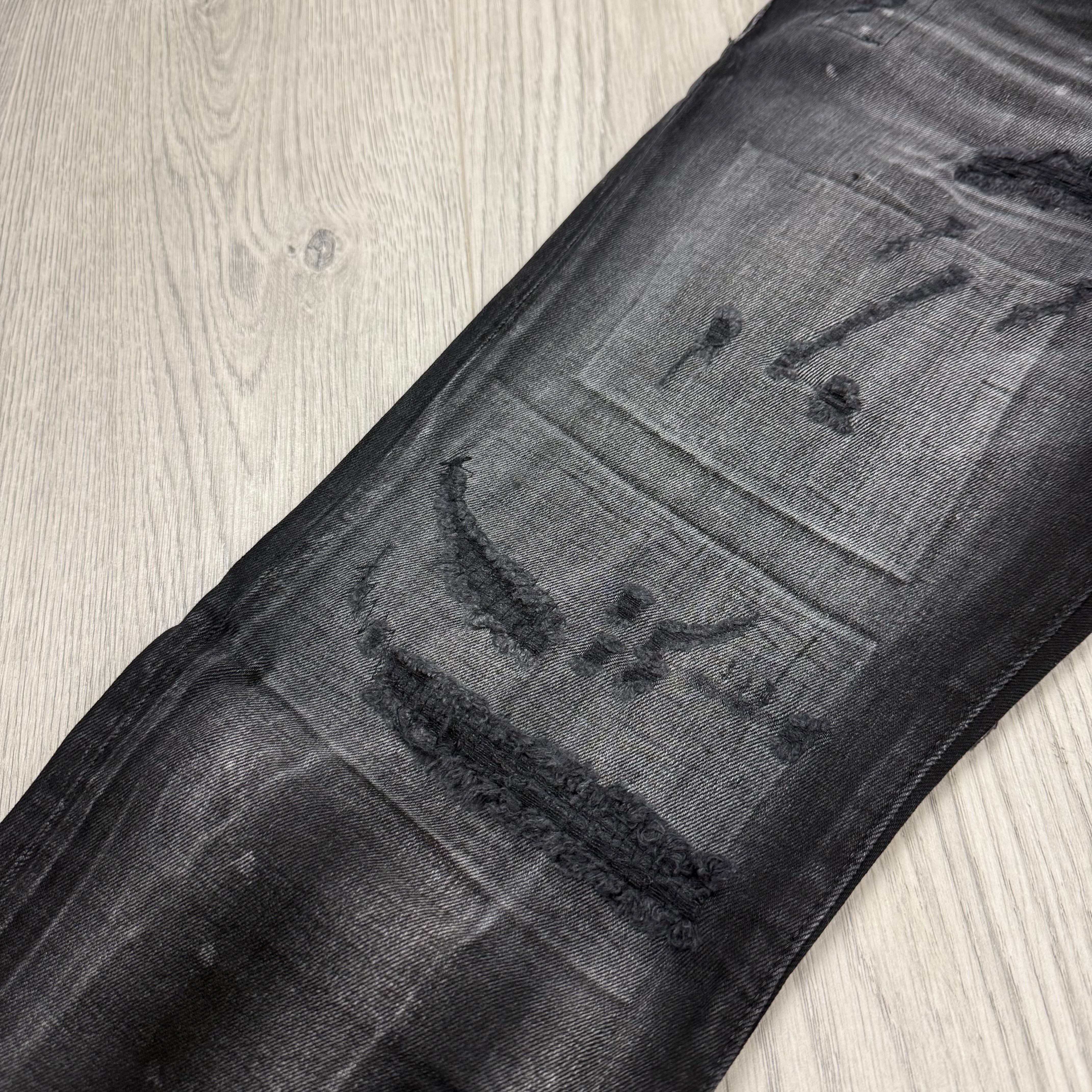 7TH HVN Slim Jeans - Black