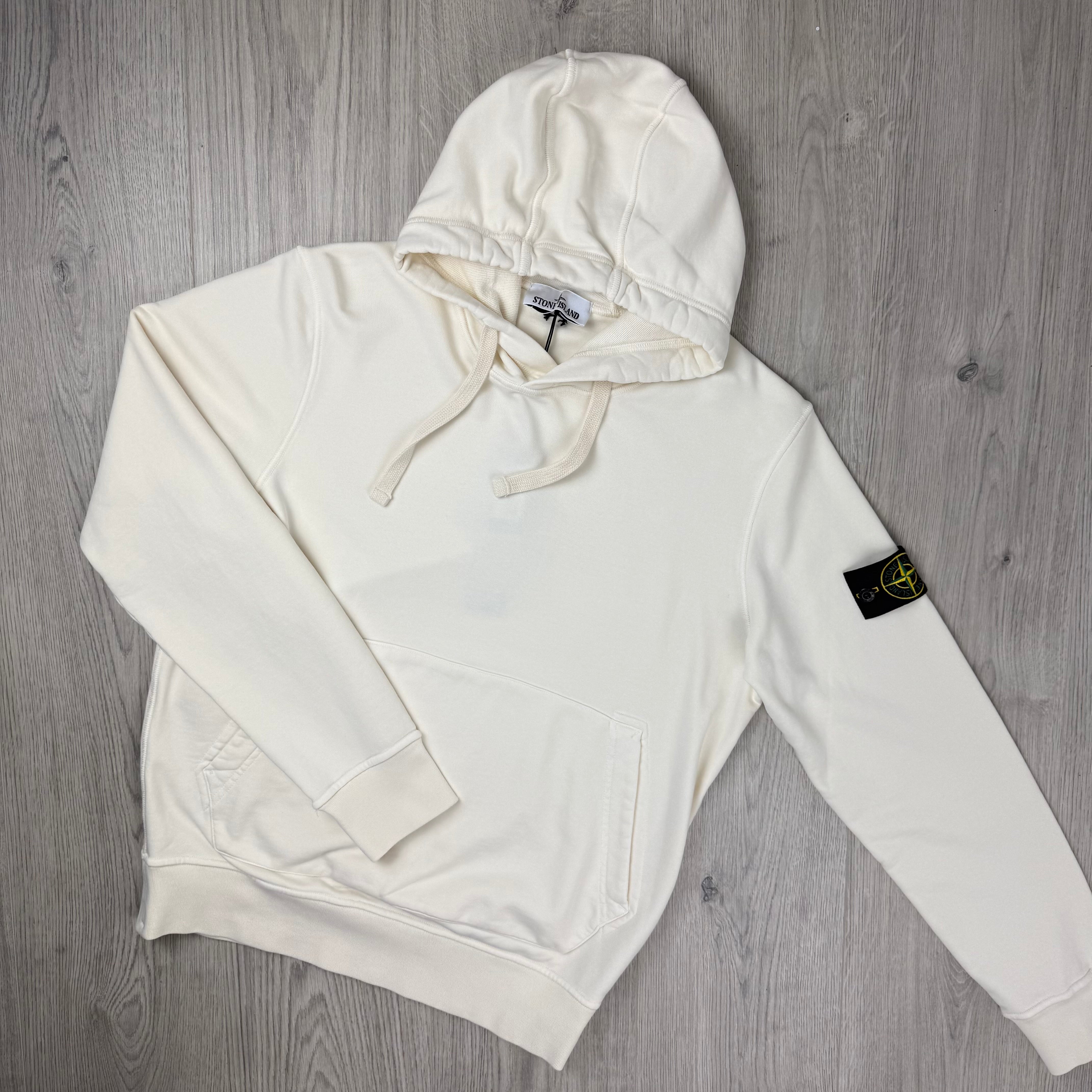 Stone Island Dyed Hoodie - Ivory