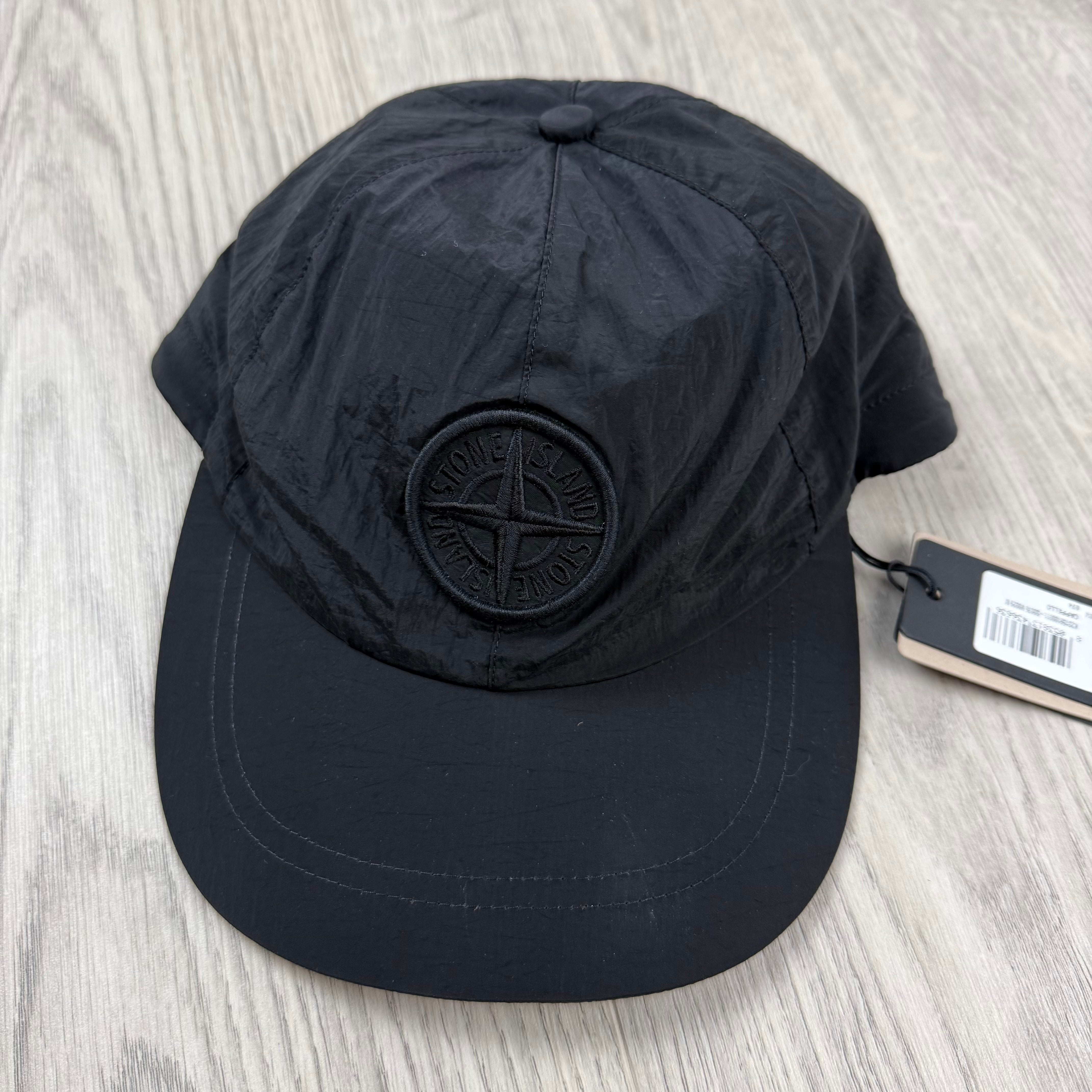 Stone Island Metal Baseball Cap - Black