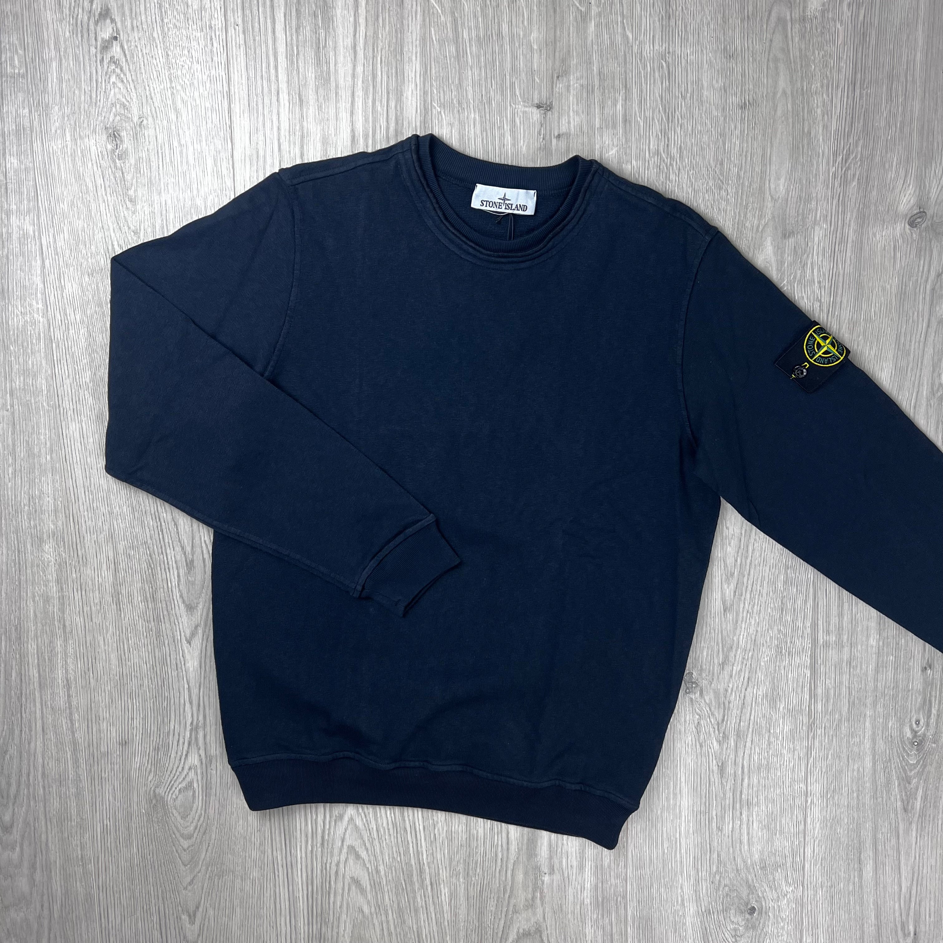 Stone Island Malife 'Old' Sweatshirt - Navy