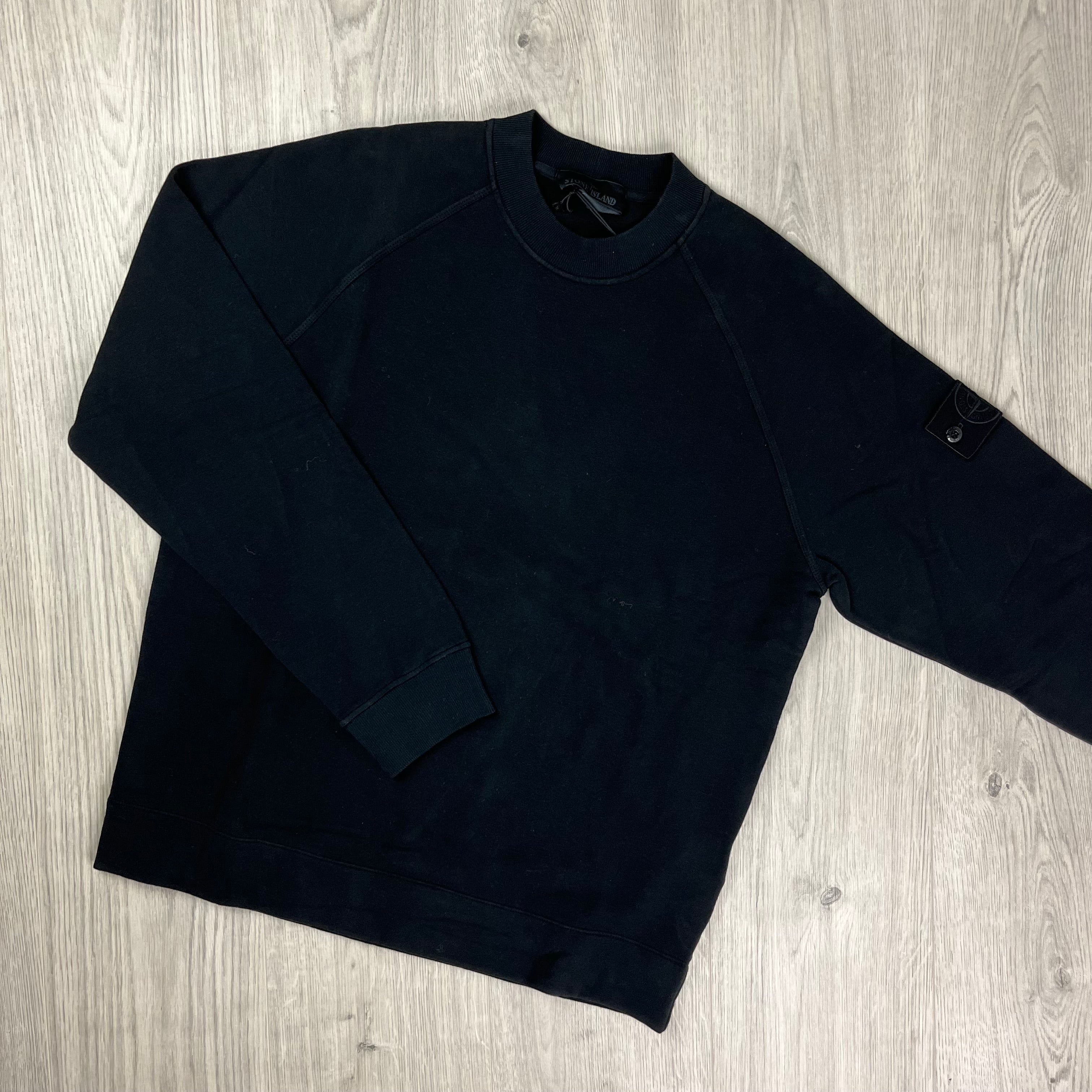 Stone Island Ghost Sweatshirt in Black. On sale at Open Attire.