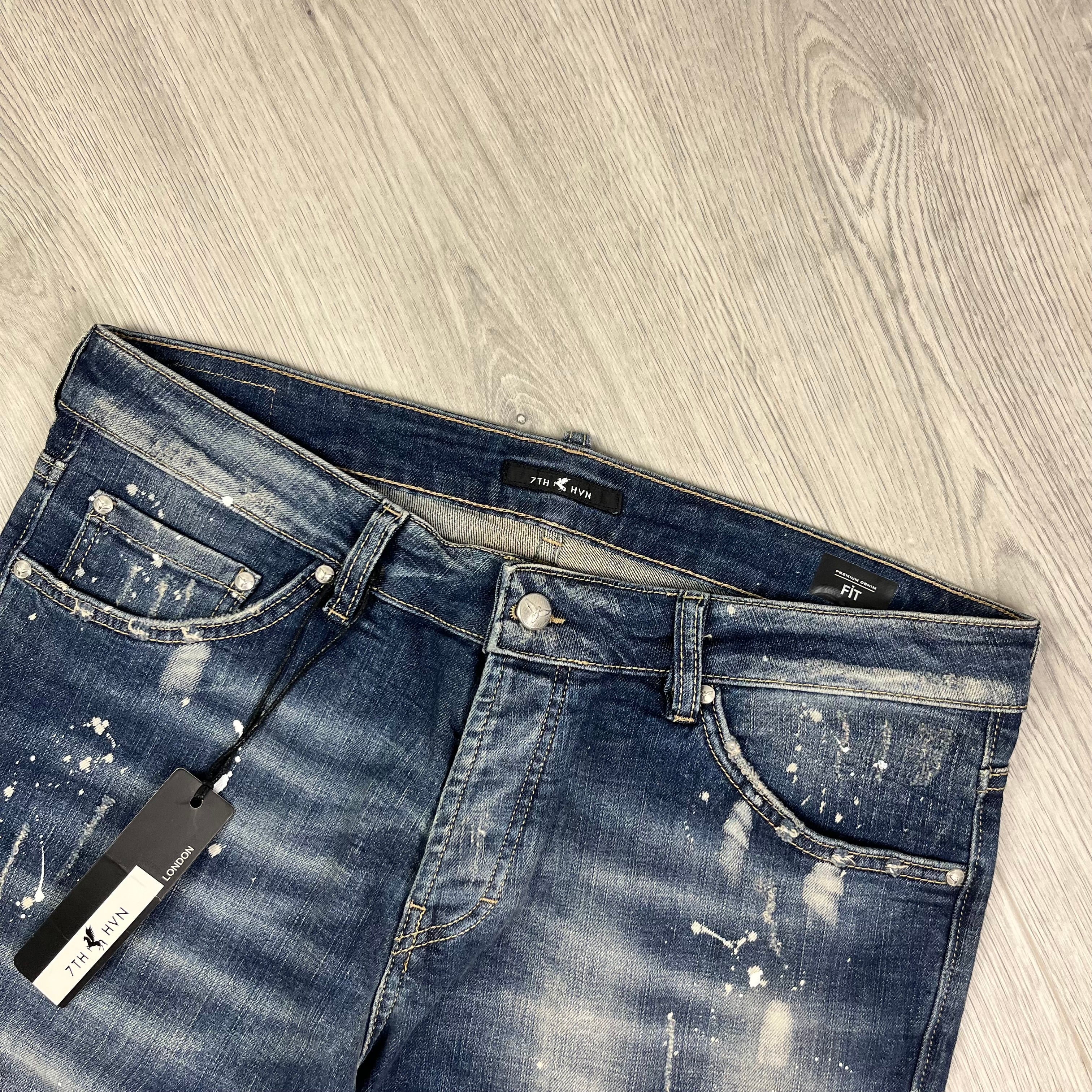 7TH HVN Slim Jeans - Blue