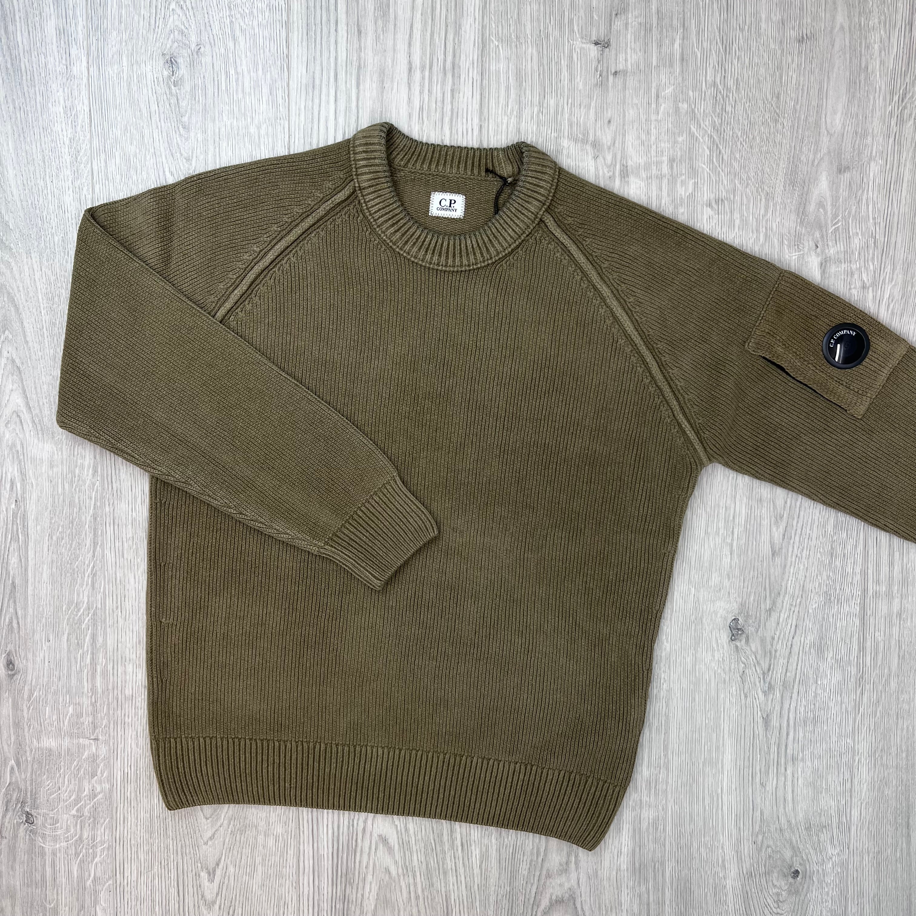 CP Company Chenille Sweatshirt - Ermine