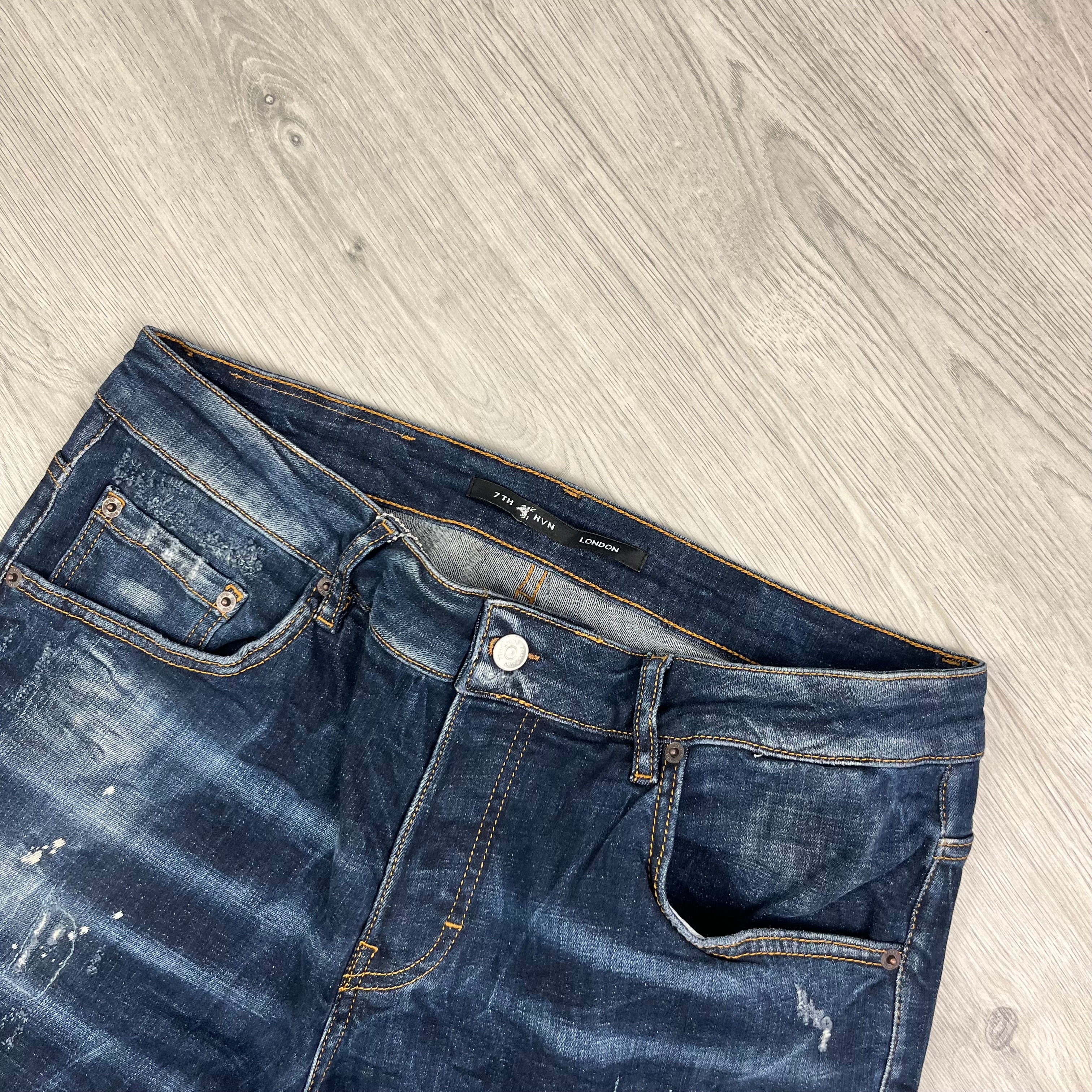 7TH HVN Slim Jeans - Blue