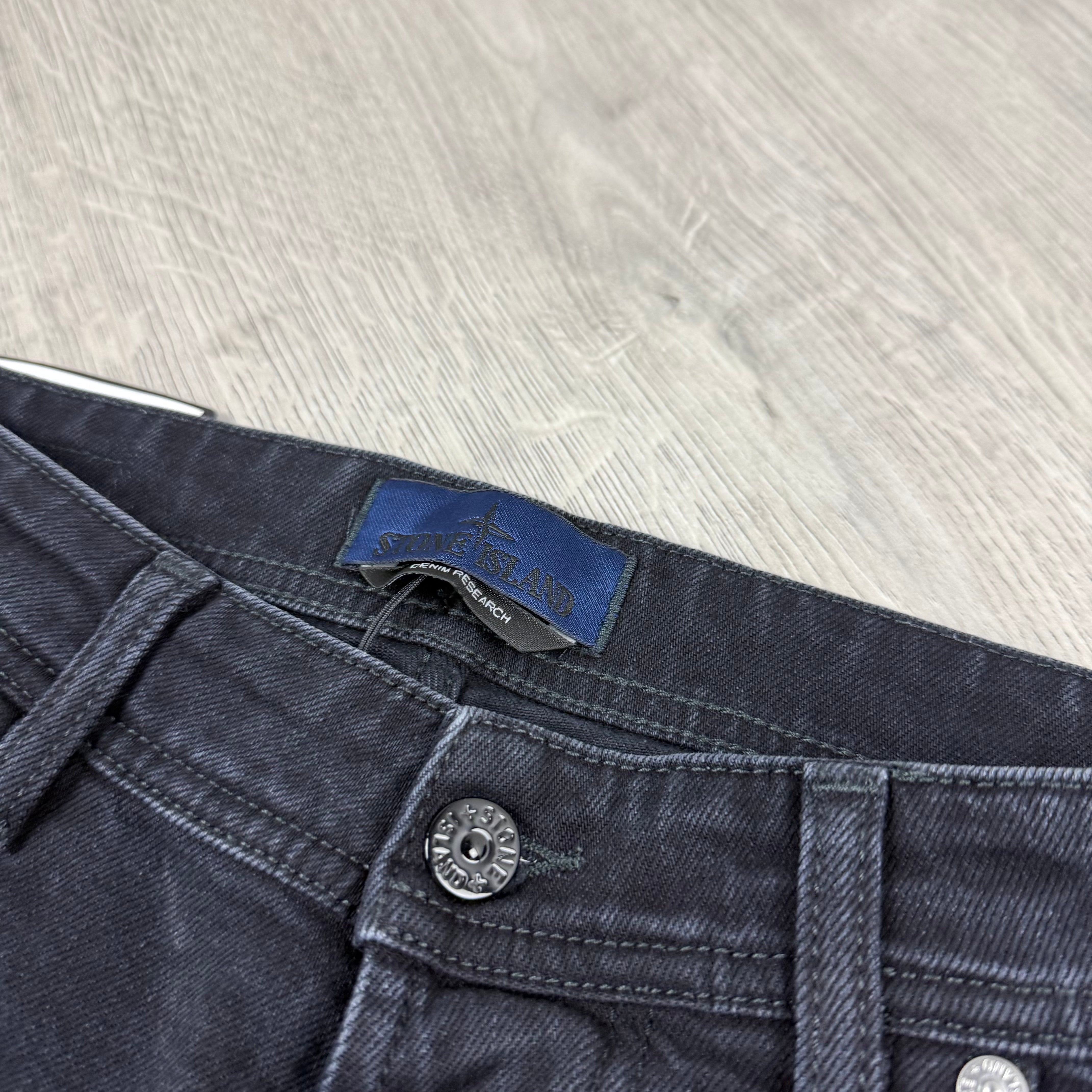 Stone Island Slim Denim Jeans - Black