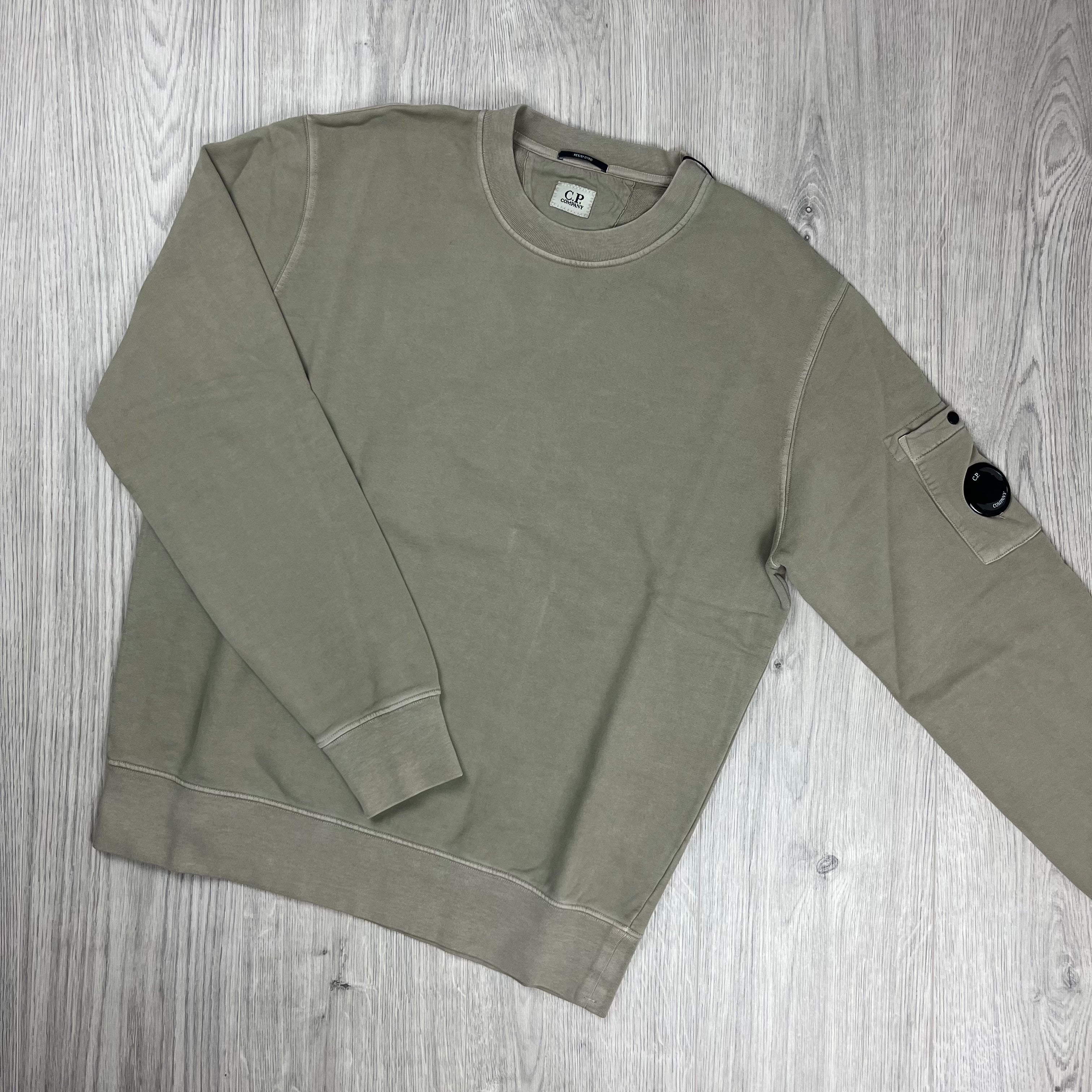 CP Company Dyed Sweatshirt - Silver Sage