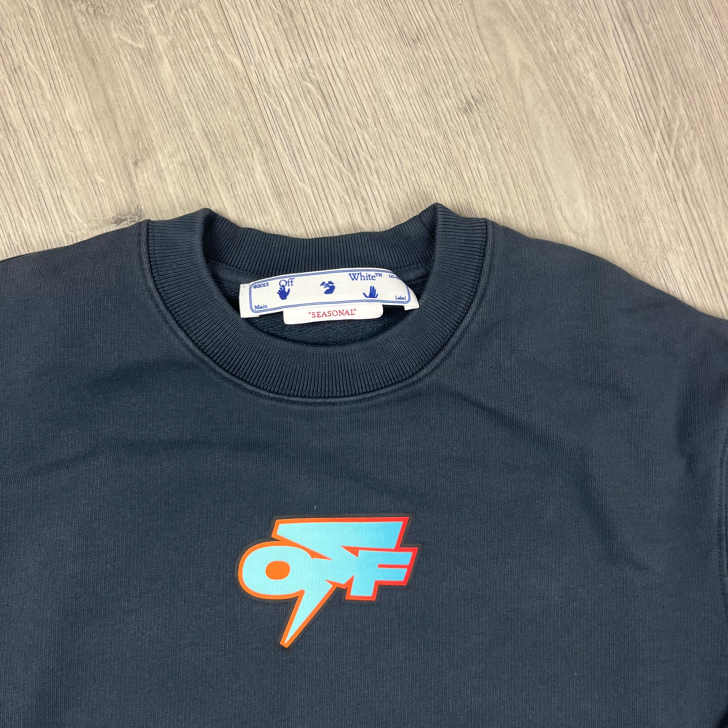 Off-White Thunder Sweatshirt - Navy