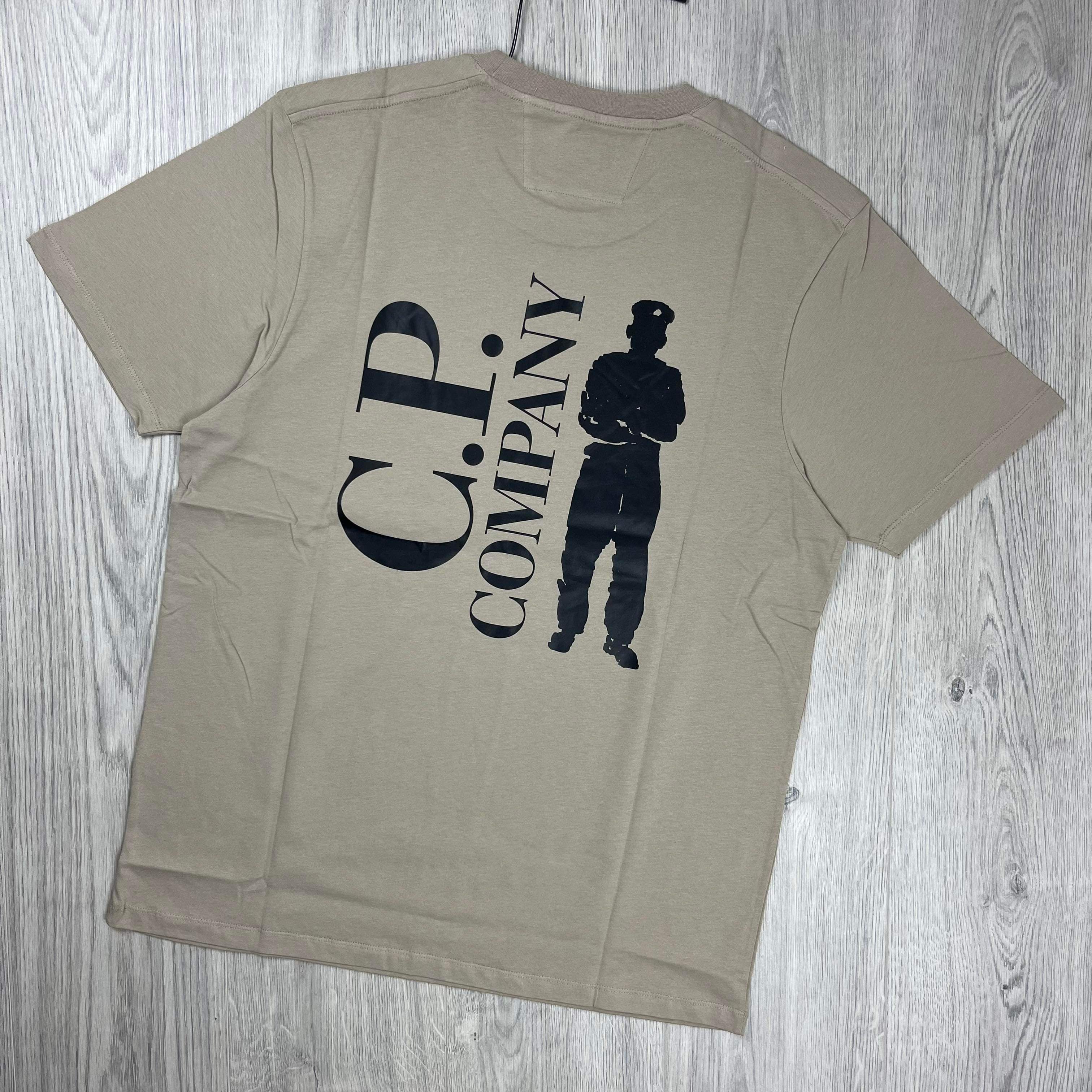 CP Company Graphic T-Shirt - Tan