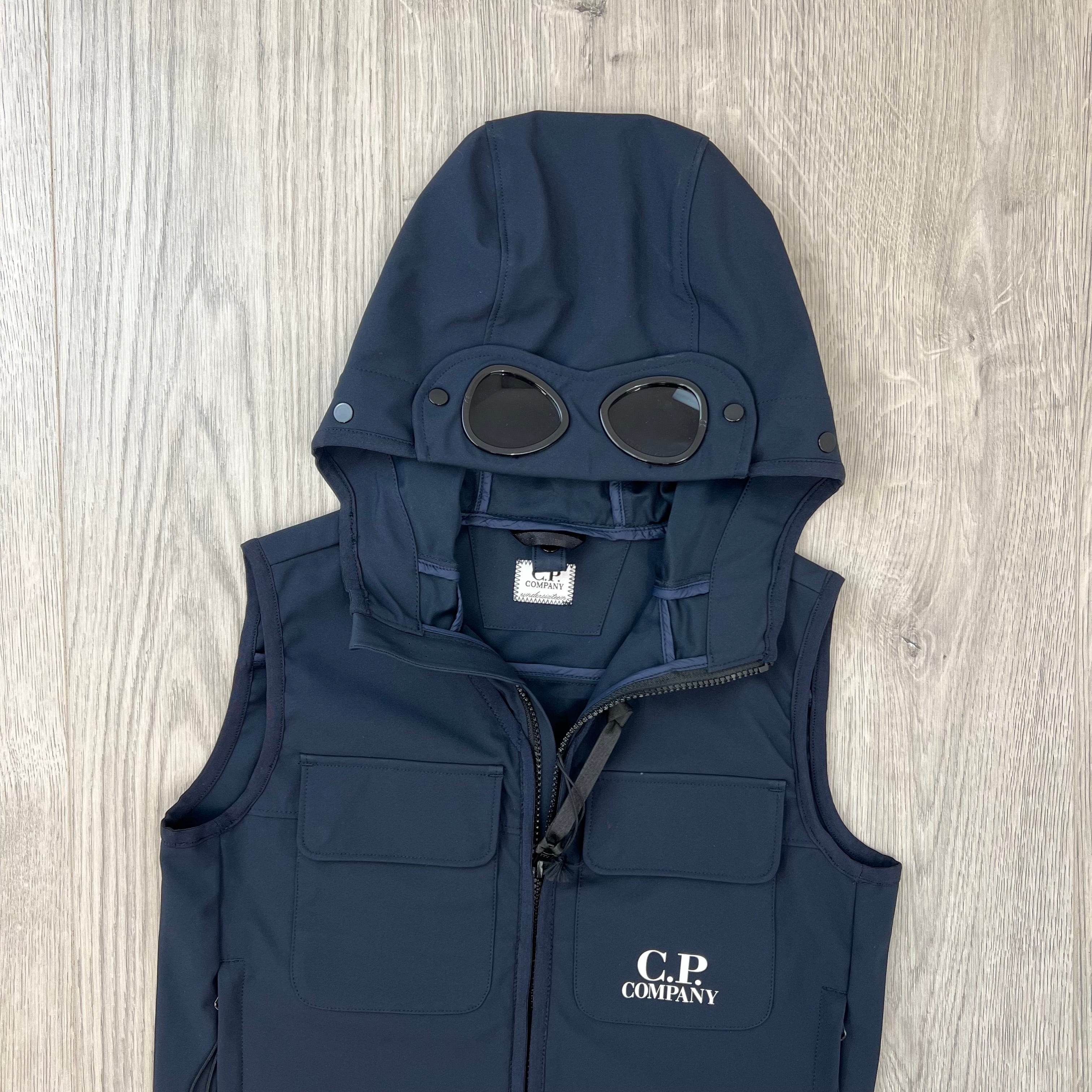 CP Company Junior Shell-R Gilet - Navy