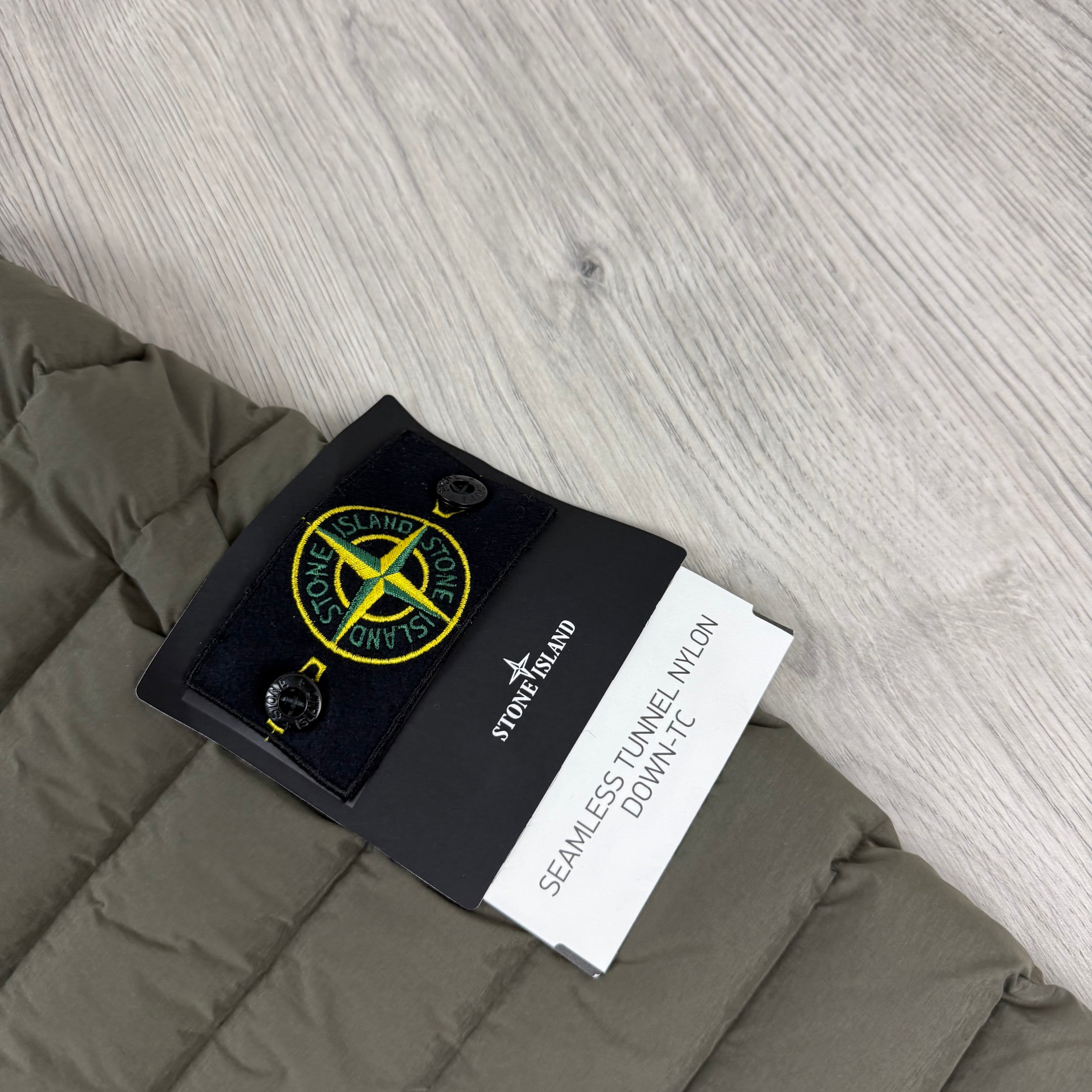 Stone Island Seamless Down Jacket - Military