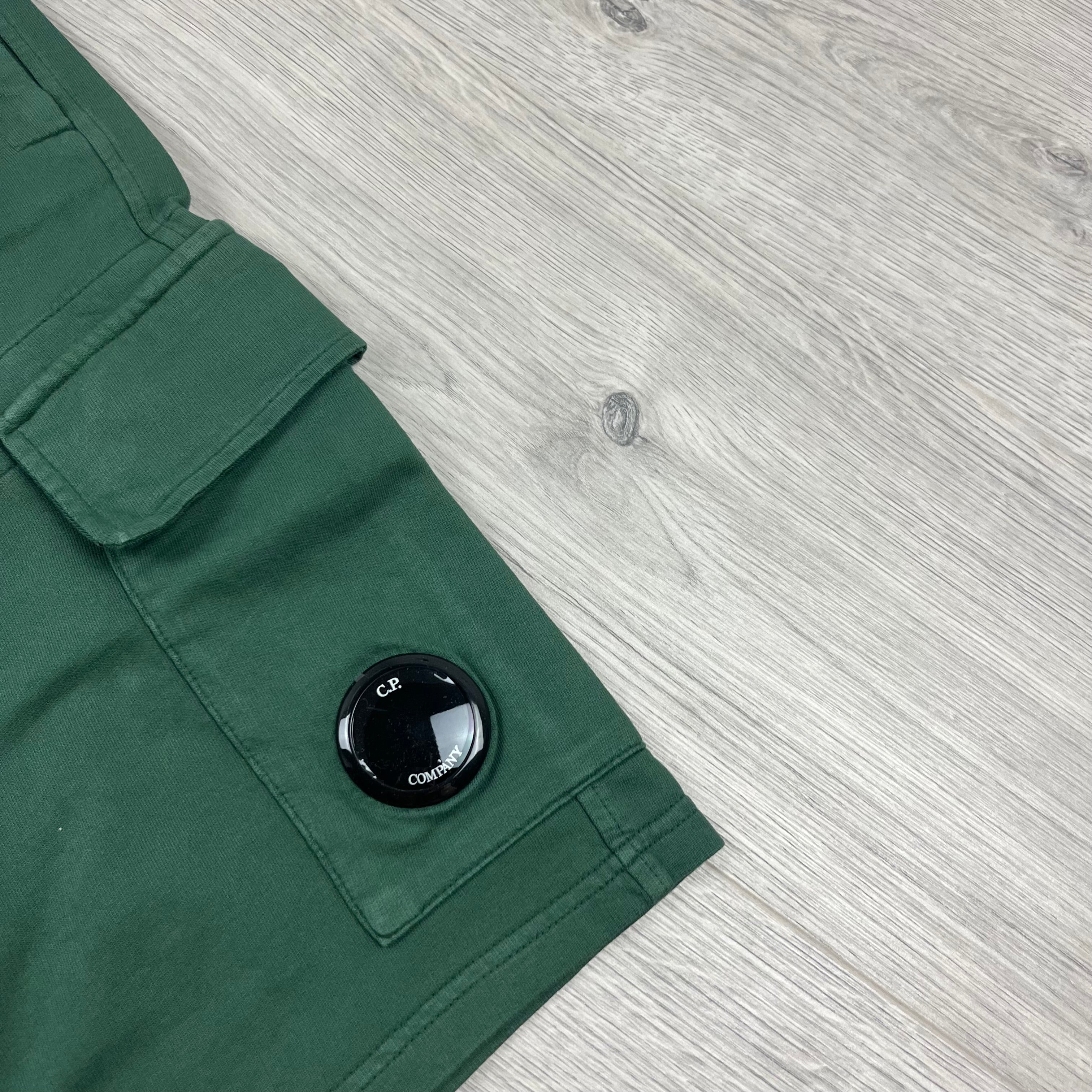 CP Company Jersey Shorts - Duck Green