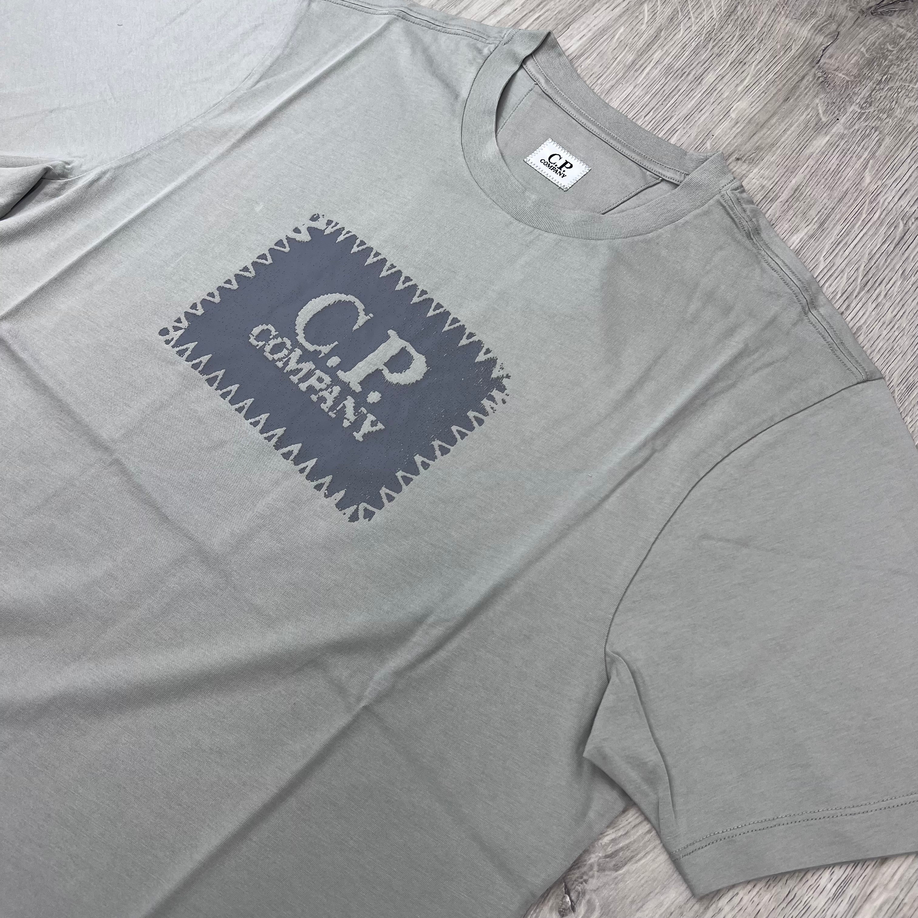 CP Company Stamp T-Shirt - Flint Grey
