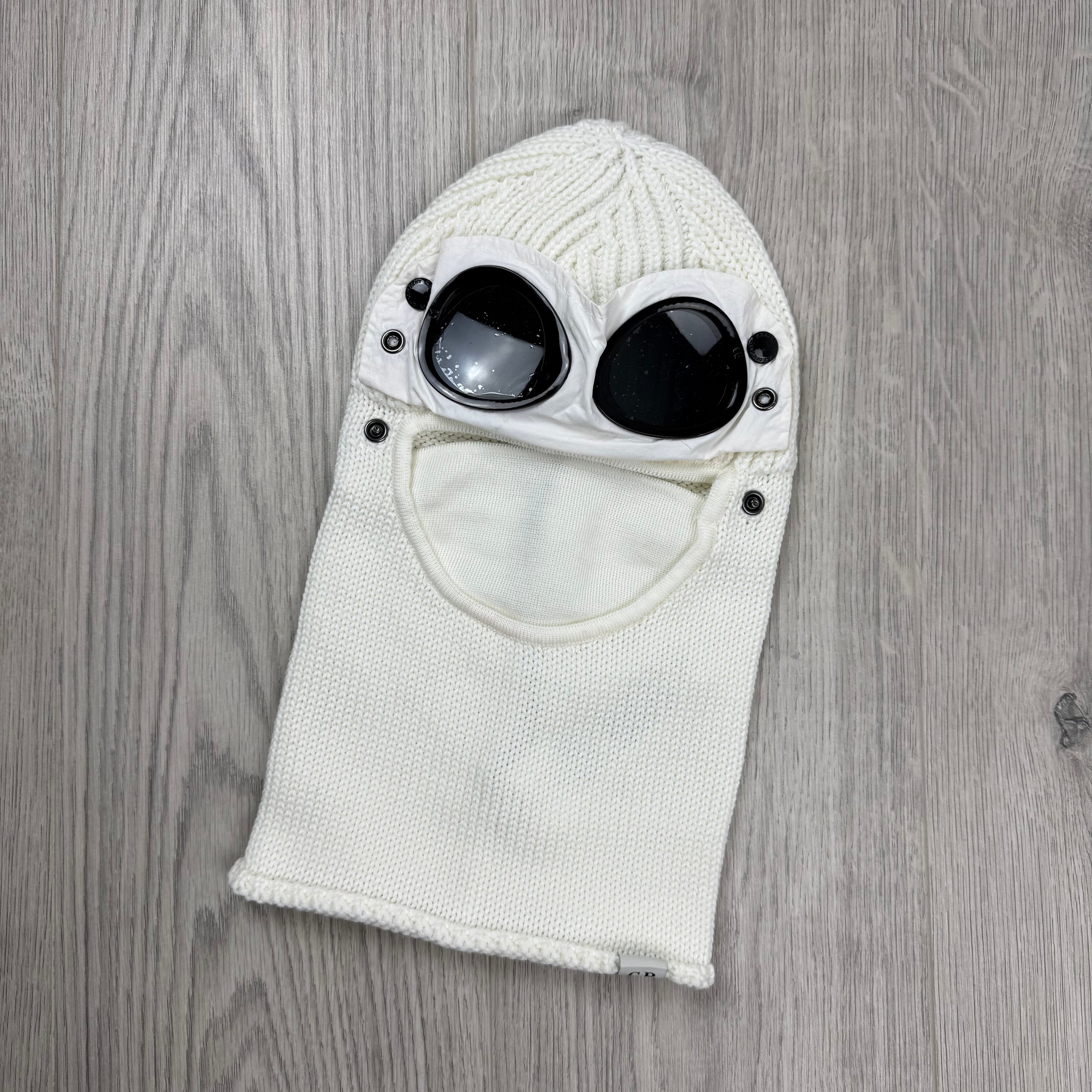 CP Company Goggle Ski Mask - White