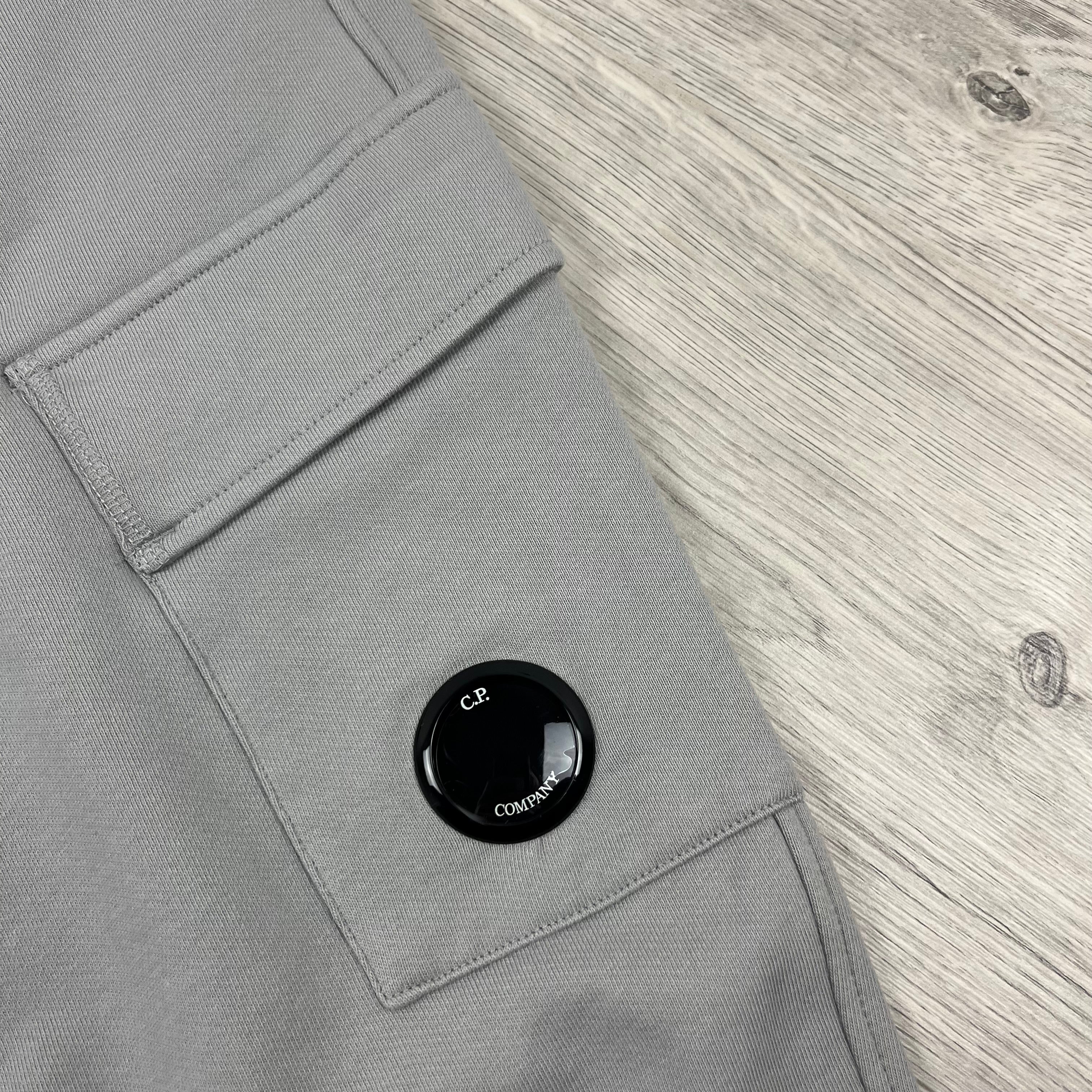 CP Company Raised Fleece Sweatpants - Drizzle