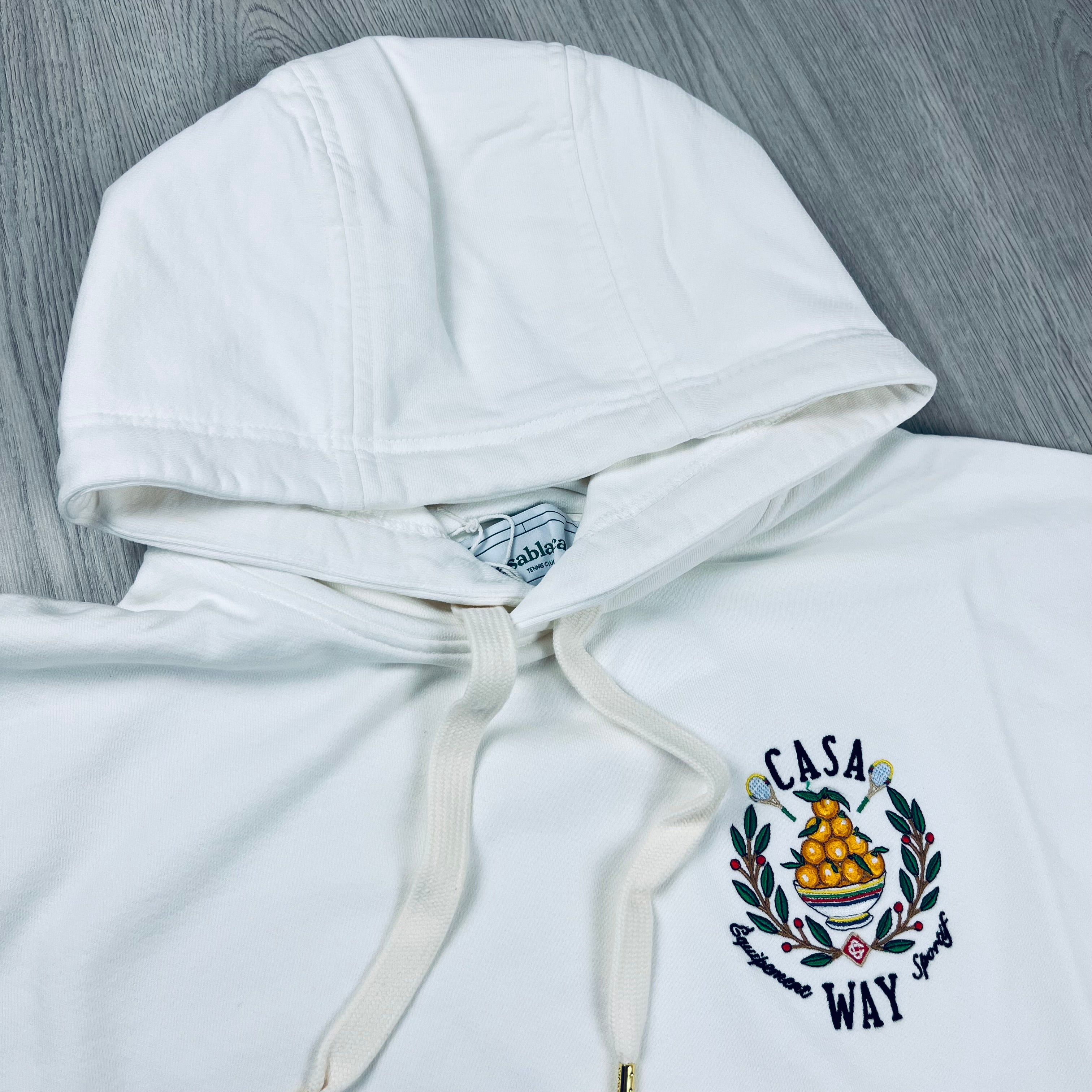 Casablanca Graphic Hoodie - White