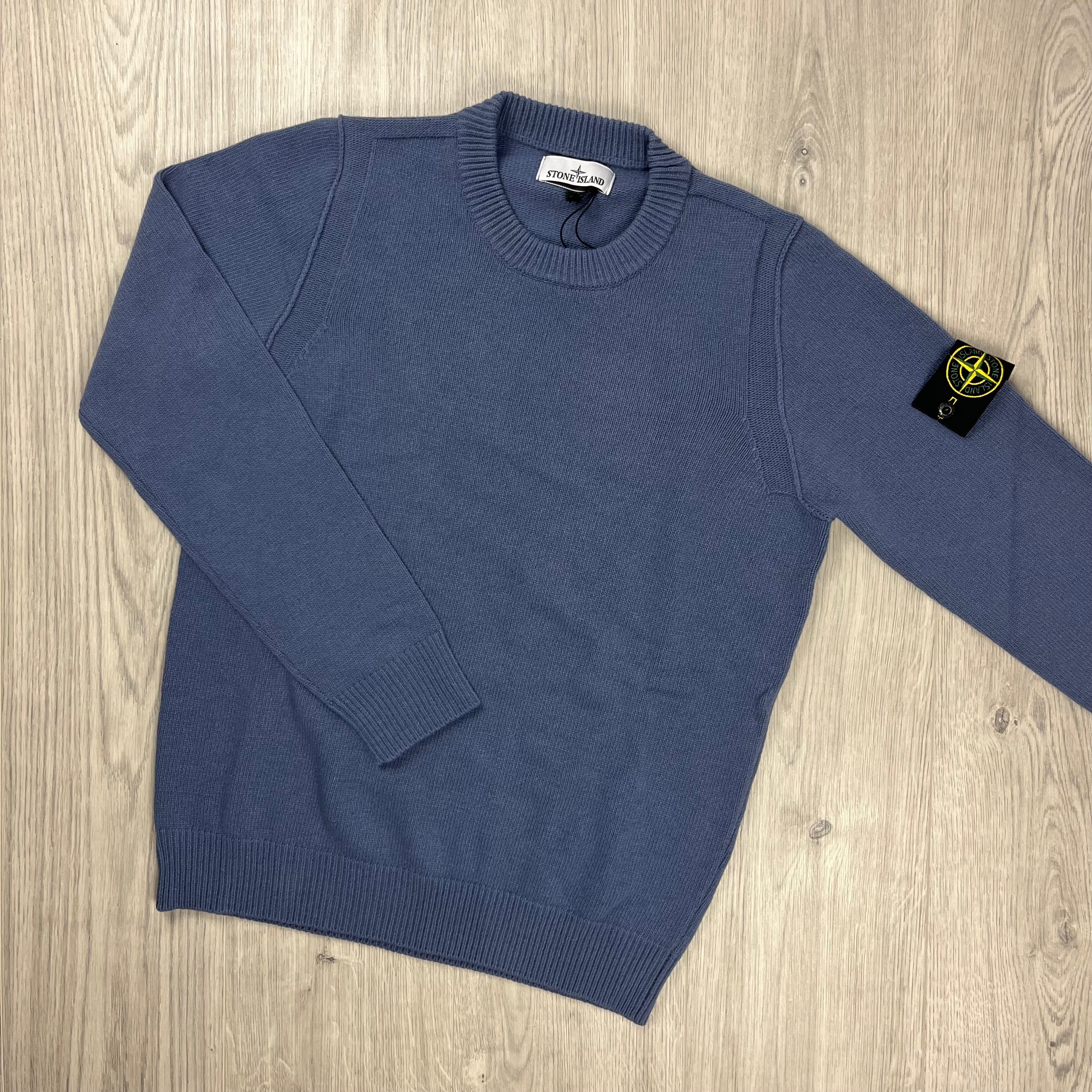 Stone Island Knit Sweatshirt - Mid Blue