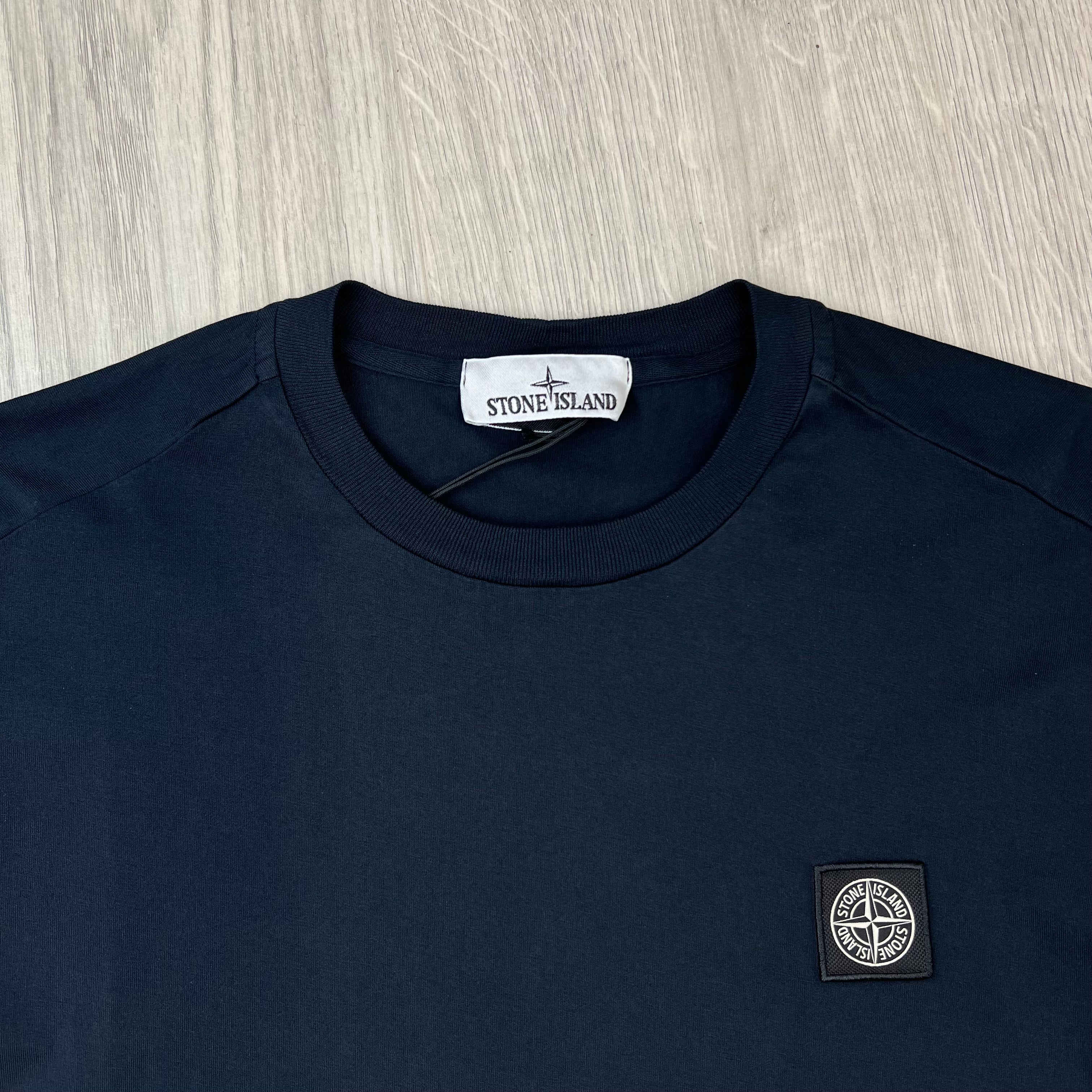 Stone Island Long Sleeve T-Shirt - Navy