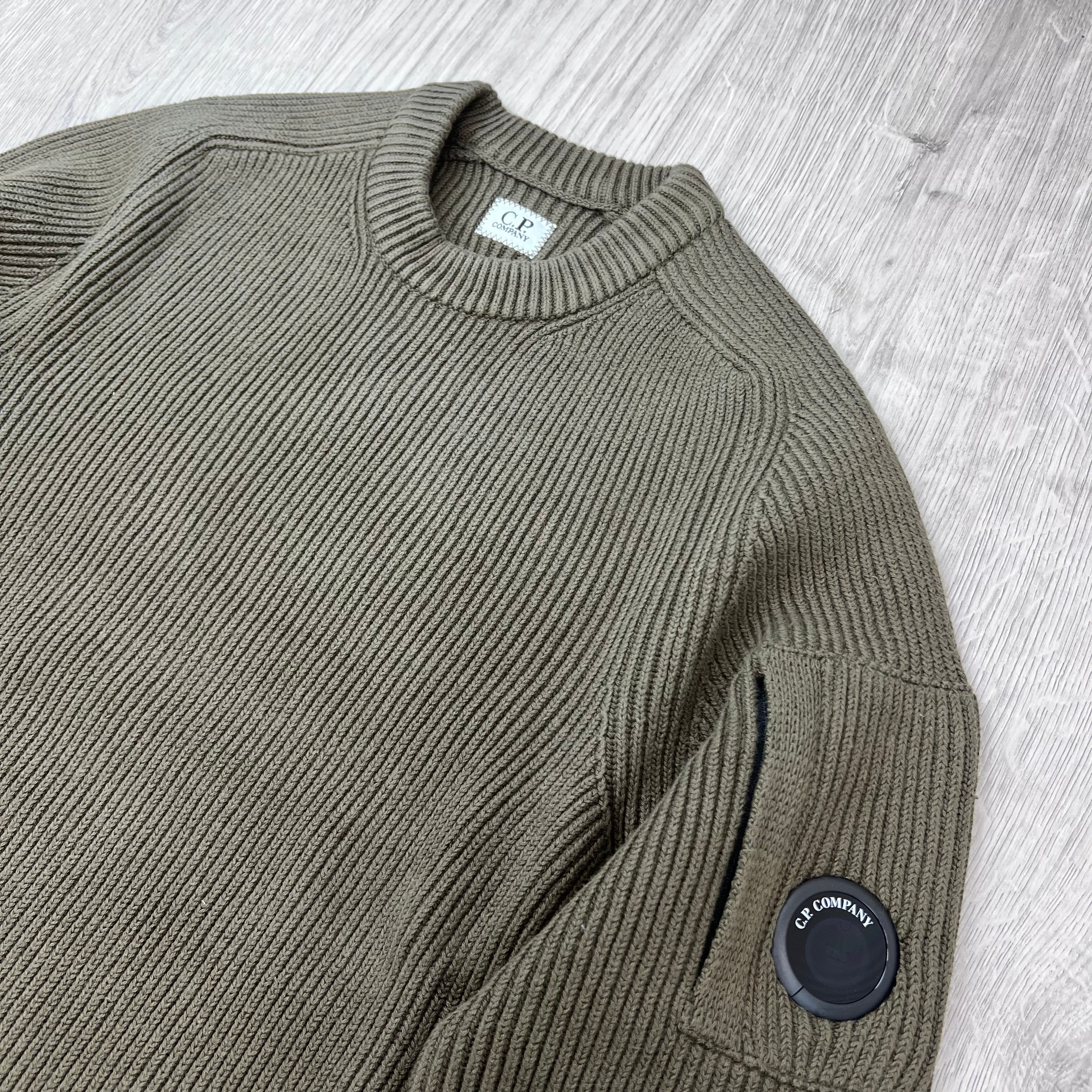 CP Company Knit Sweatshirt - Ivy Green