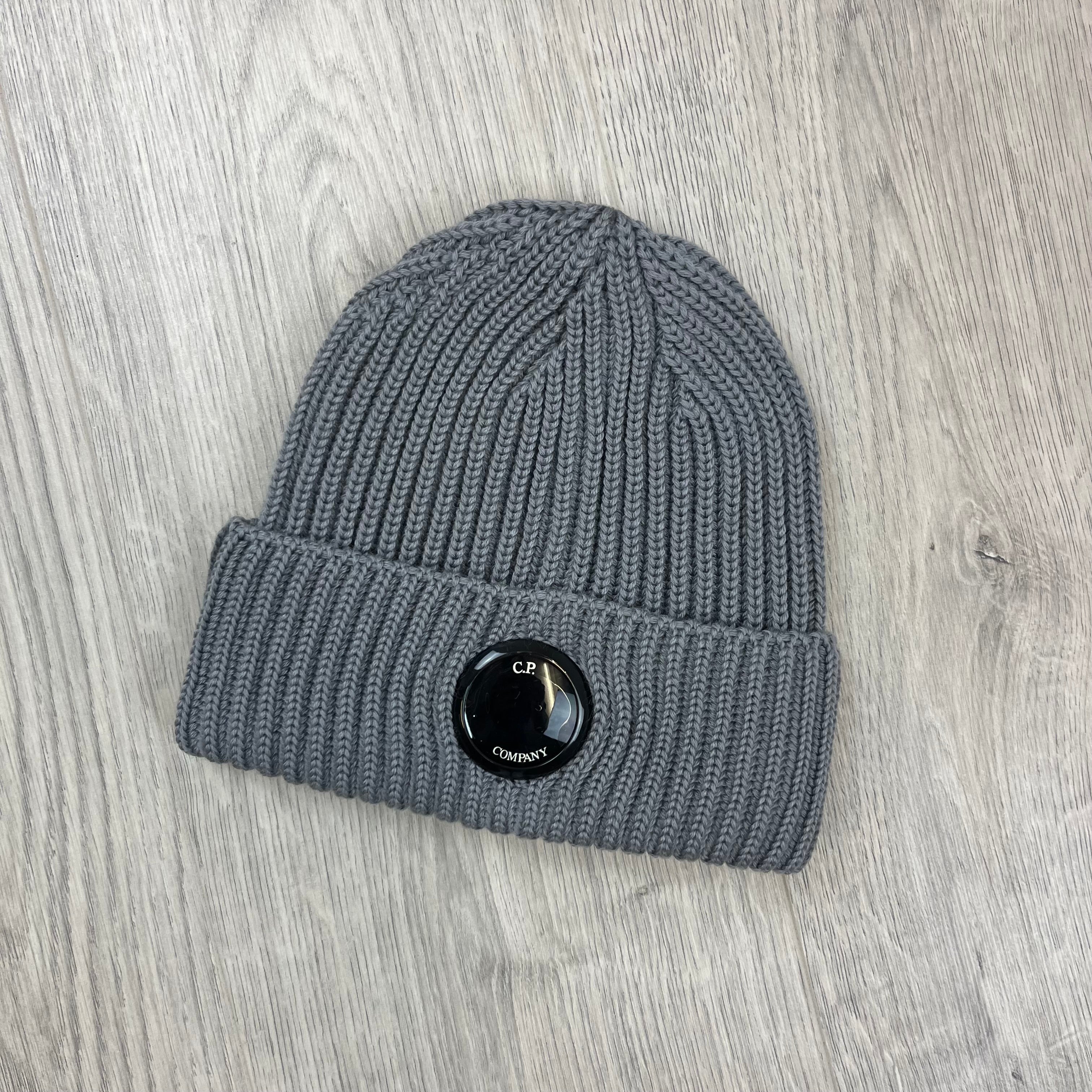 CP Company Goggle Beanie - Grey