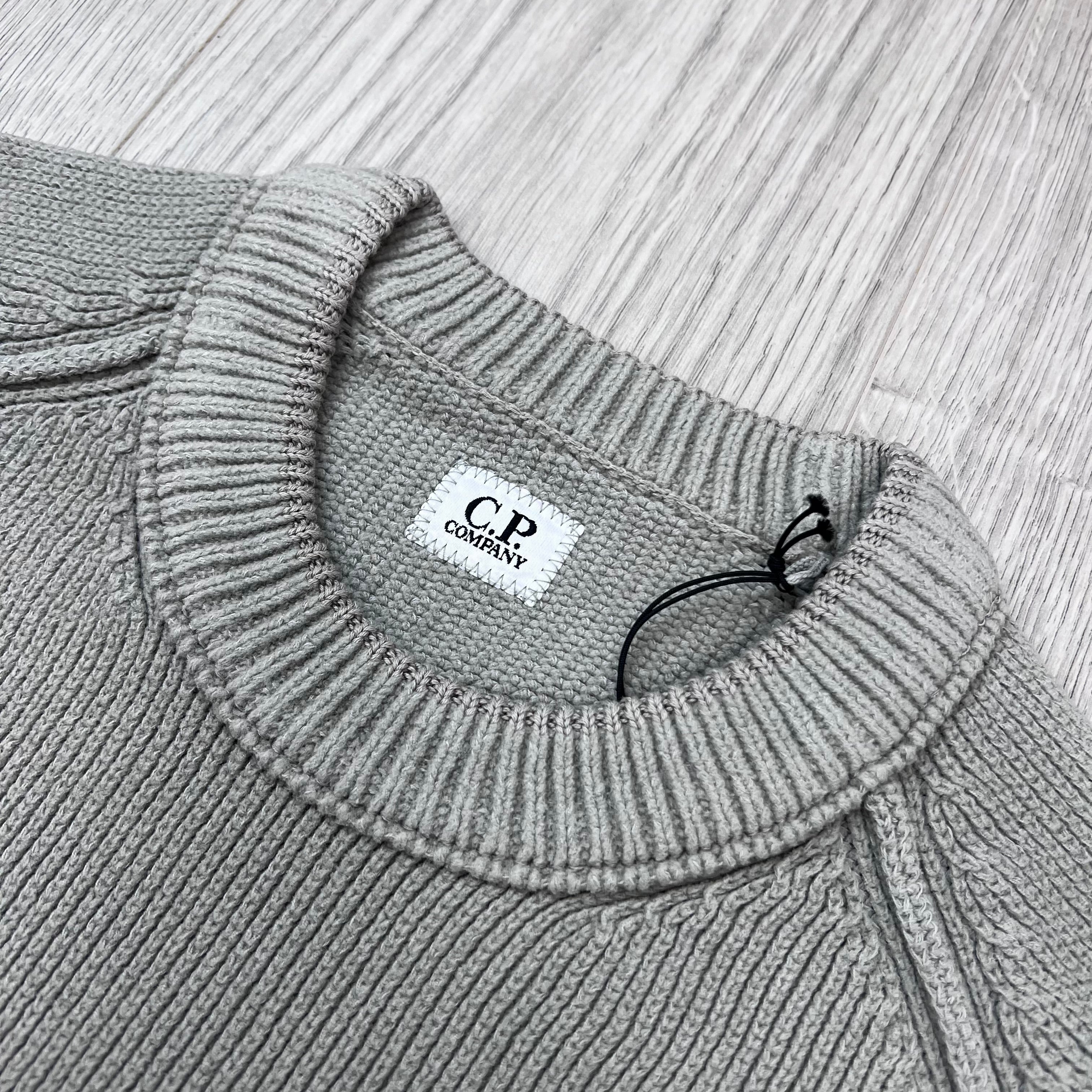 CP Company Chenille Sweatshirt - Flint Grey