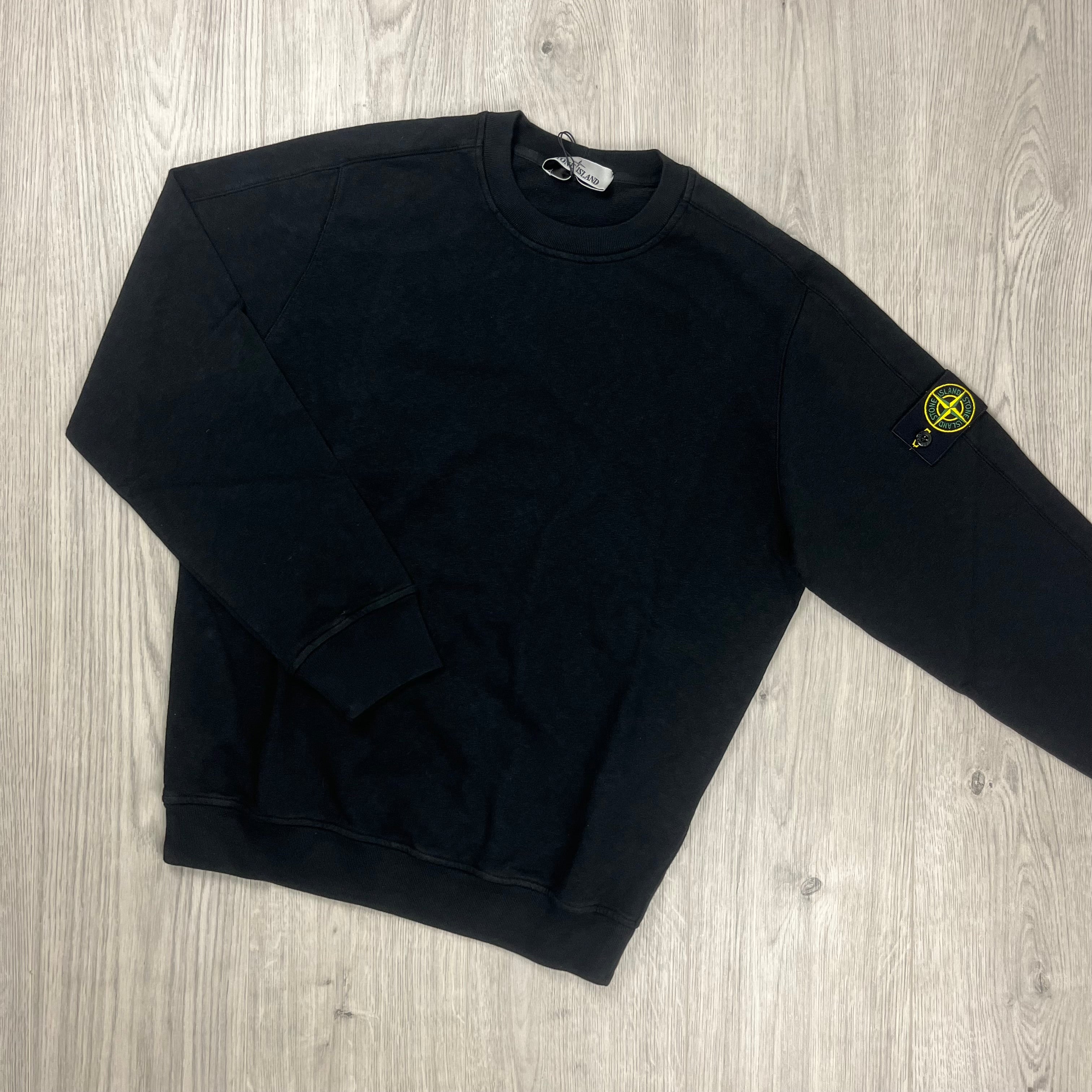 Stone Island Dyed Sweatshirt - Black