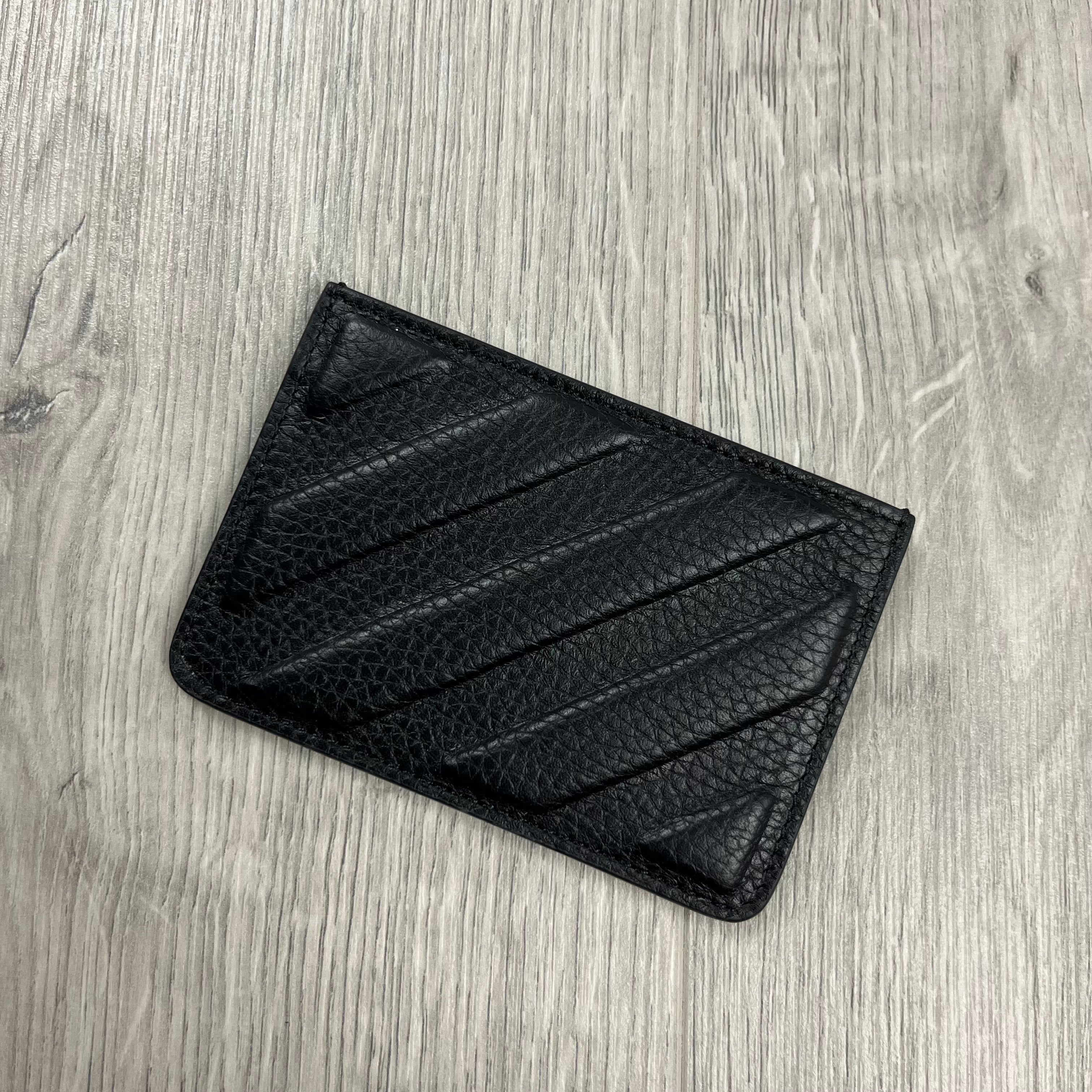 Off-White Leather Cardholder - Black